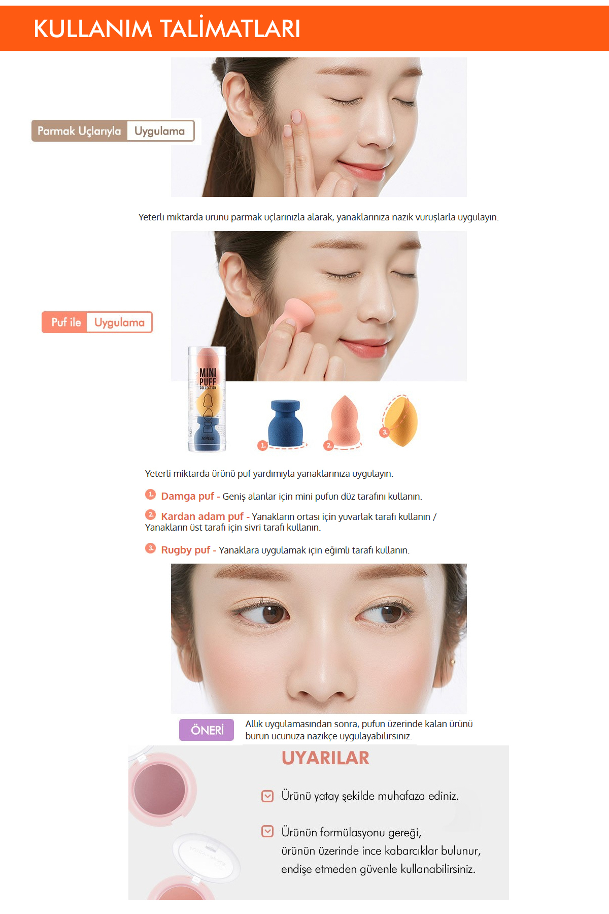 Meyve Renkleriyle Doğal Ve Parlak Görünüm Sunan Jel Allık A'pıeu Juicy-pang Jelly Blusher (BE01) — صورتی 5631 — تصویر 6 از 6