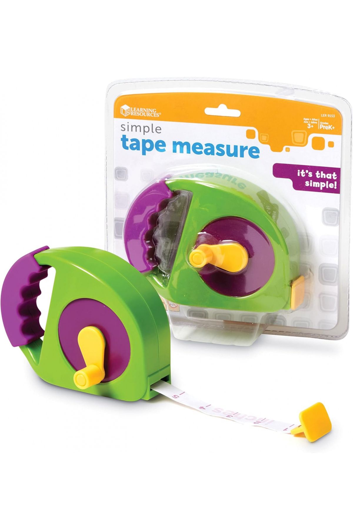 Learning Resources-Simple Tape measure Ler9153-LER9153 1
