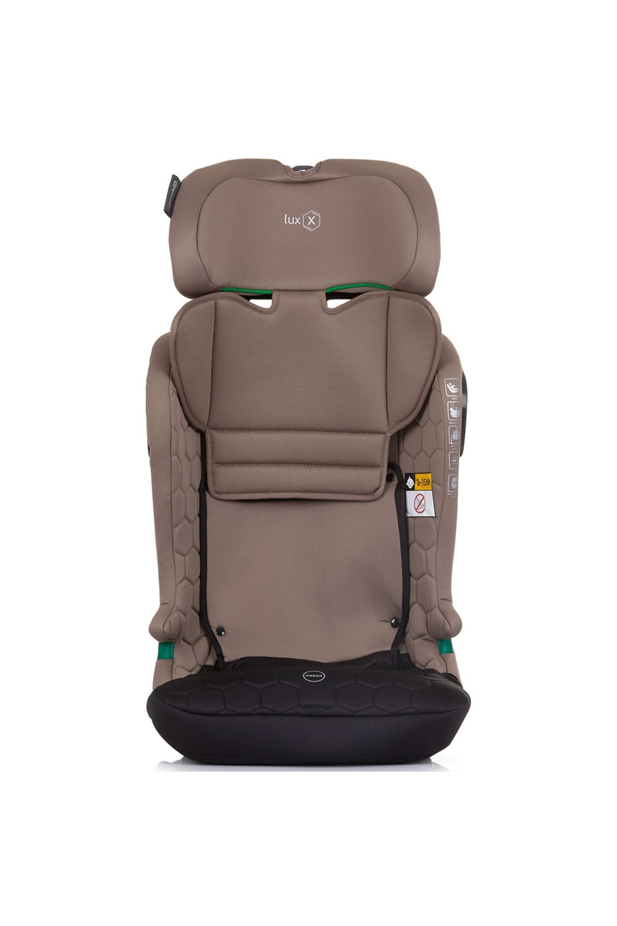 Chipolino-Car seat Chipolino Lux X I-Size 76-150 cm with macadamia Isofix system 3