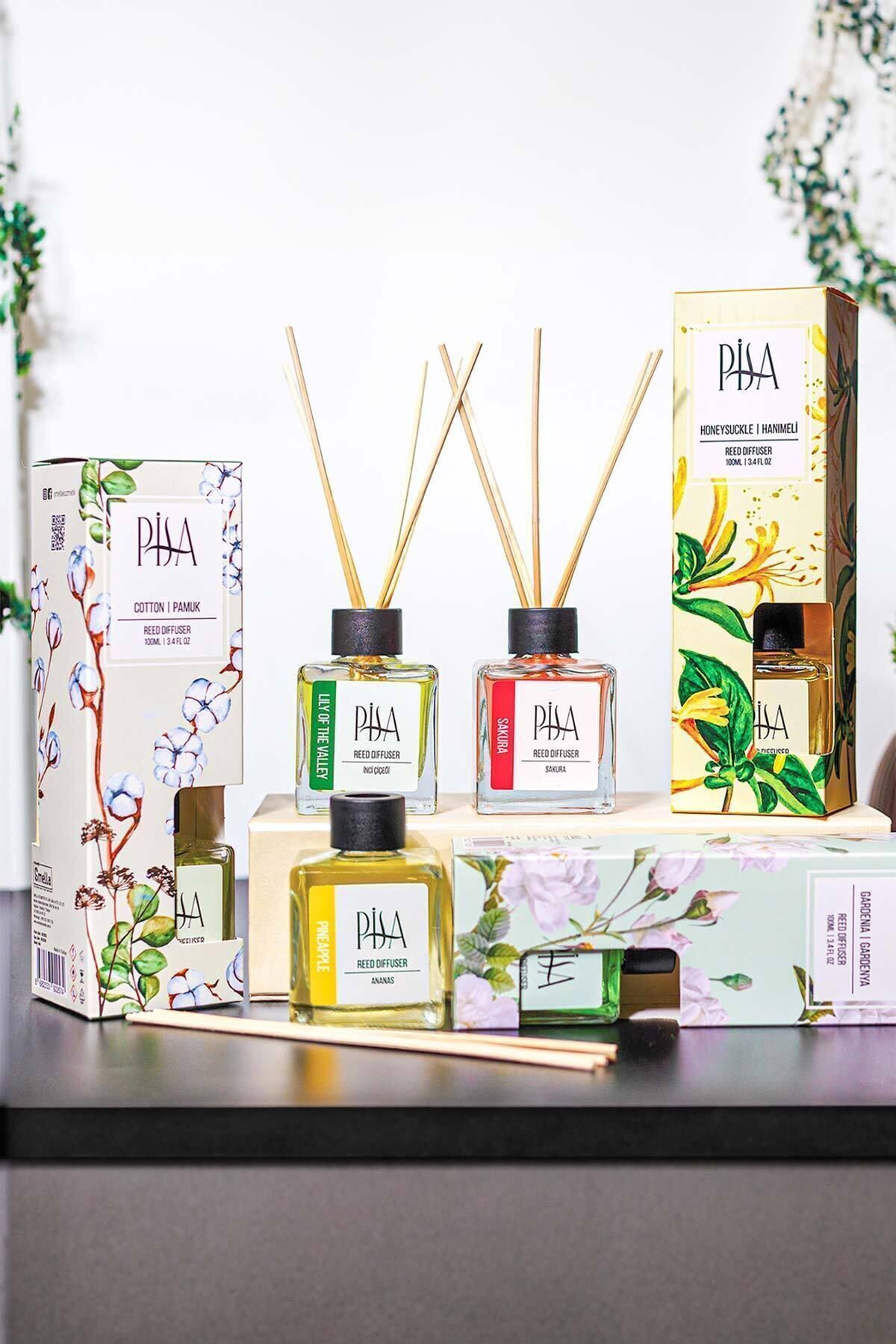 Pisa Bebek Pudrası Çubuklu Oda Kokusu Baby Powder Reed Diffuser 100ml fotoğrafı 6 (önizleme)