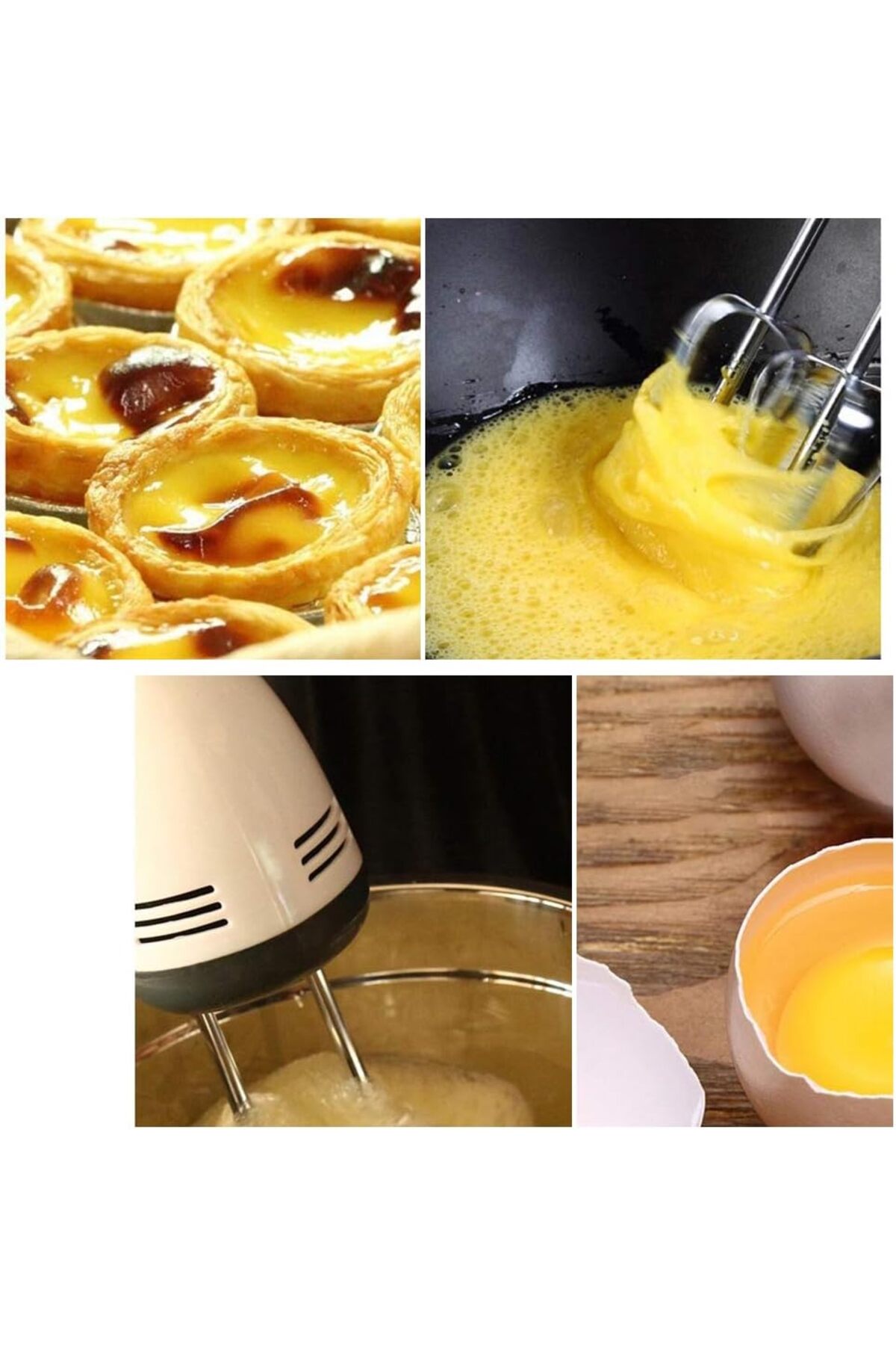 خلاط يدوي كهربائي بقوة 150 وات وخفاقة بيض و7 سرعات وخلط سهل مع خفاقة من الفولاذ المقاوم للصدأ