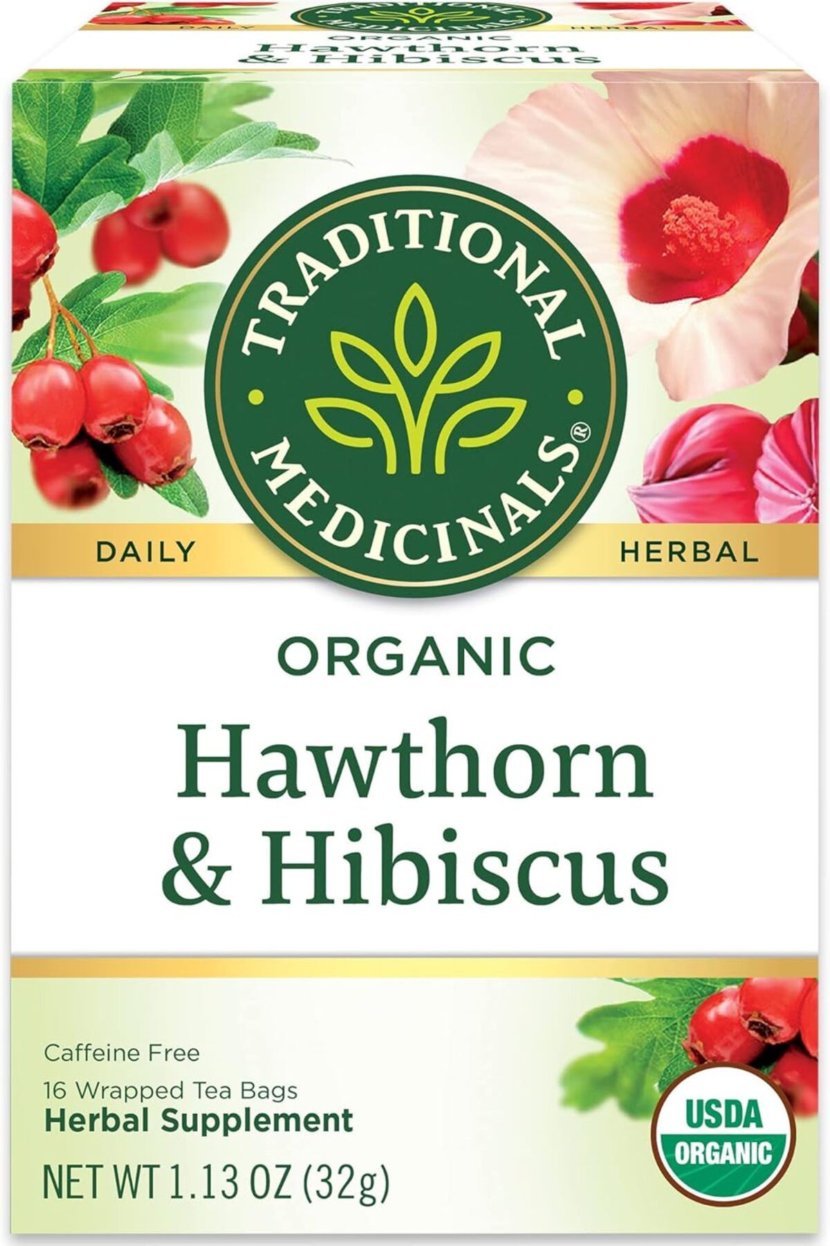 TRADITIONAL MEDICINALS-Tm Heart Tea With Hawthorn 16 Tea :00198 1