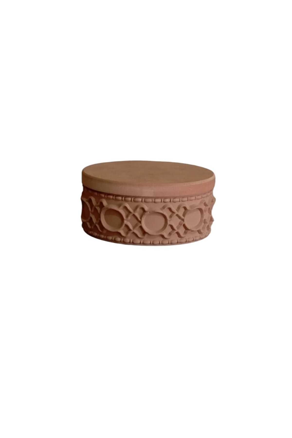 st koleksiyon hobi antika-Small Size Mdf Round Box 1