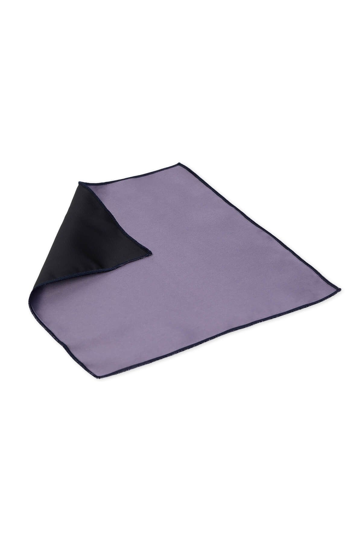 Hatemoğlu-Gray Classic Satin Pocket Square 3