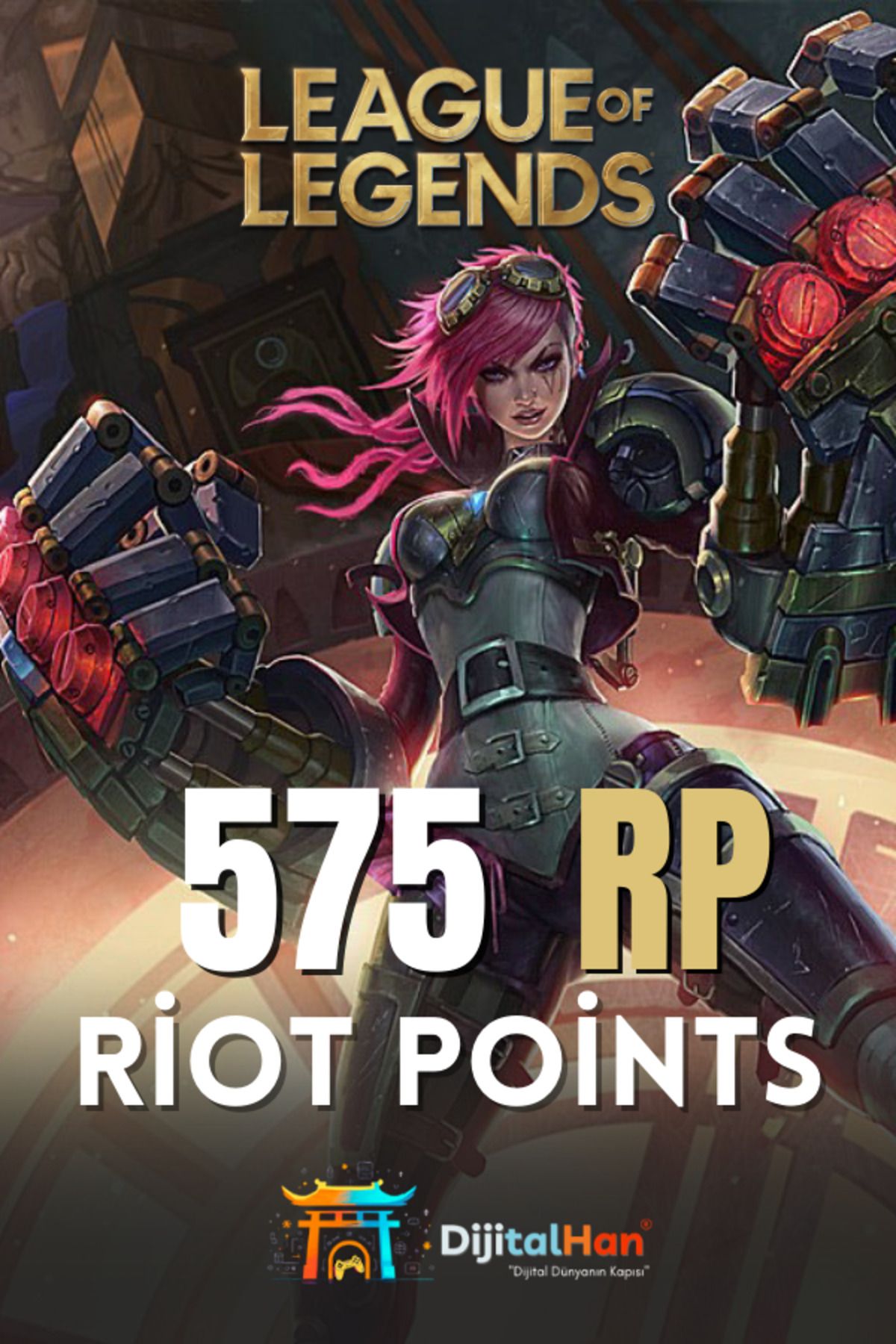 dijitalhan League Of Legends 575 RP (Riot Points)