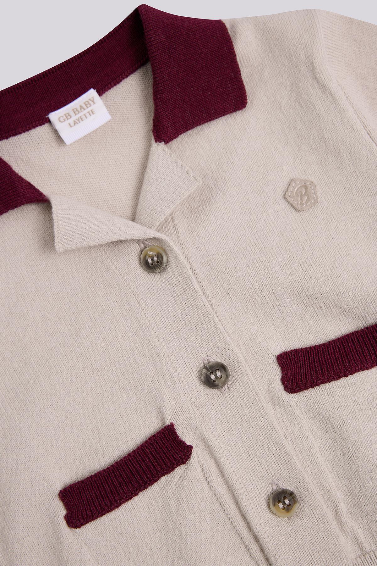 Layette Erkek Bebek Renkli Hırka fotoğrafı 3 (önizleme)