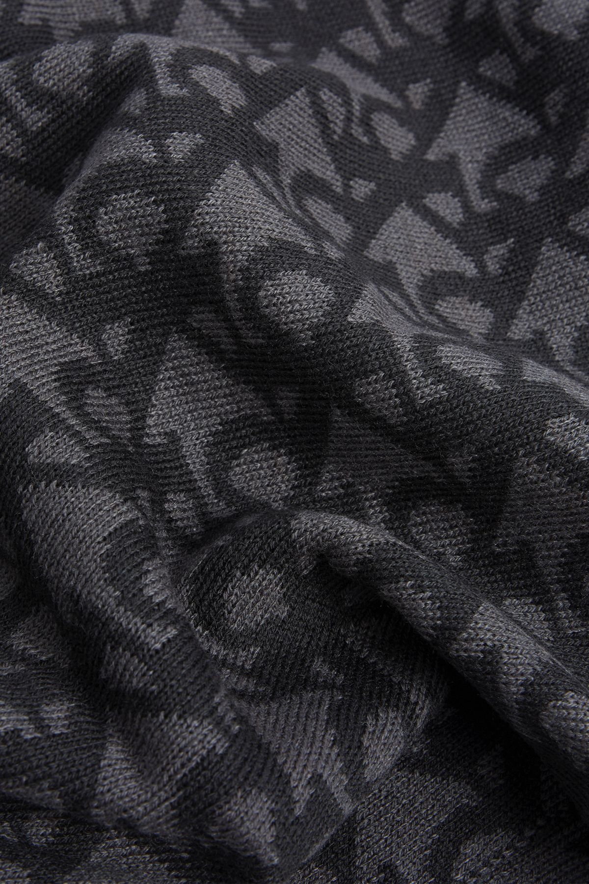 Calvin Klein-Black Aop Scarf Scarf 2