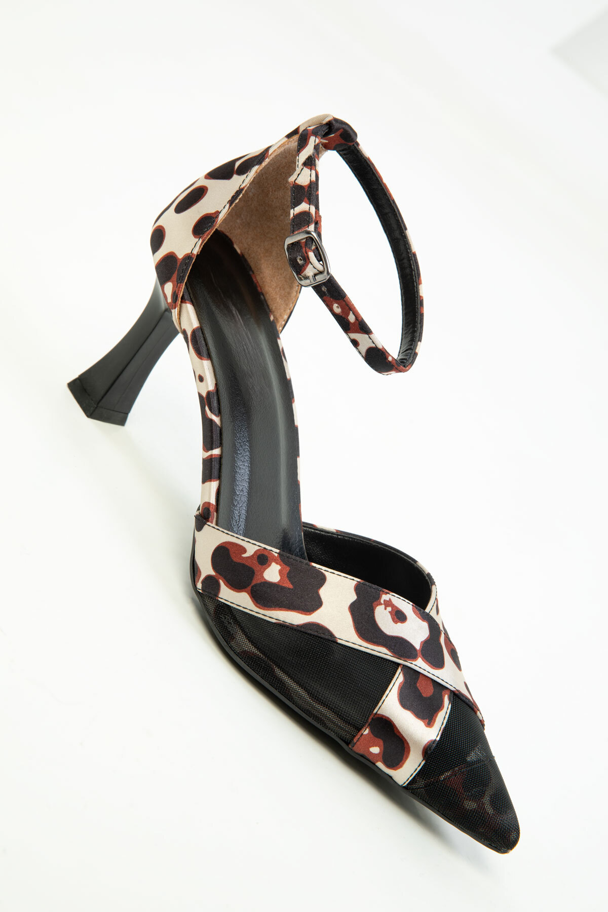 SOHO-Klassische Damenschuhe mit Absatz und Leopardenmuster 20303 6