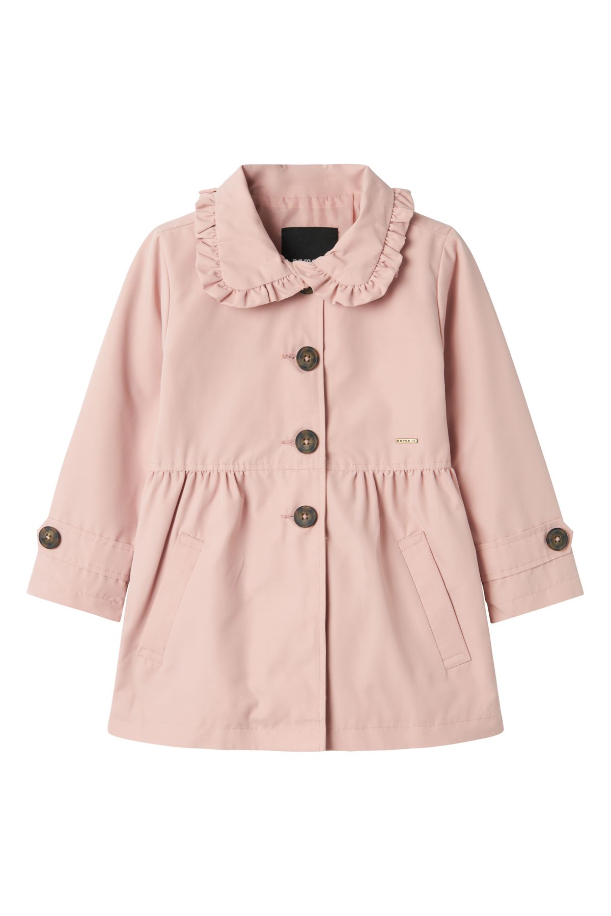 Name it-Pink Trench Coat For kids 7