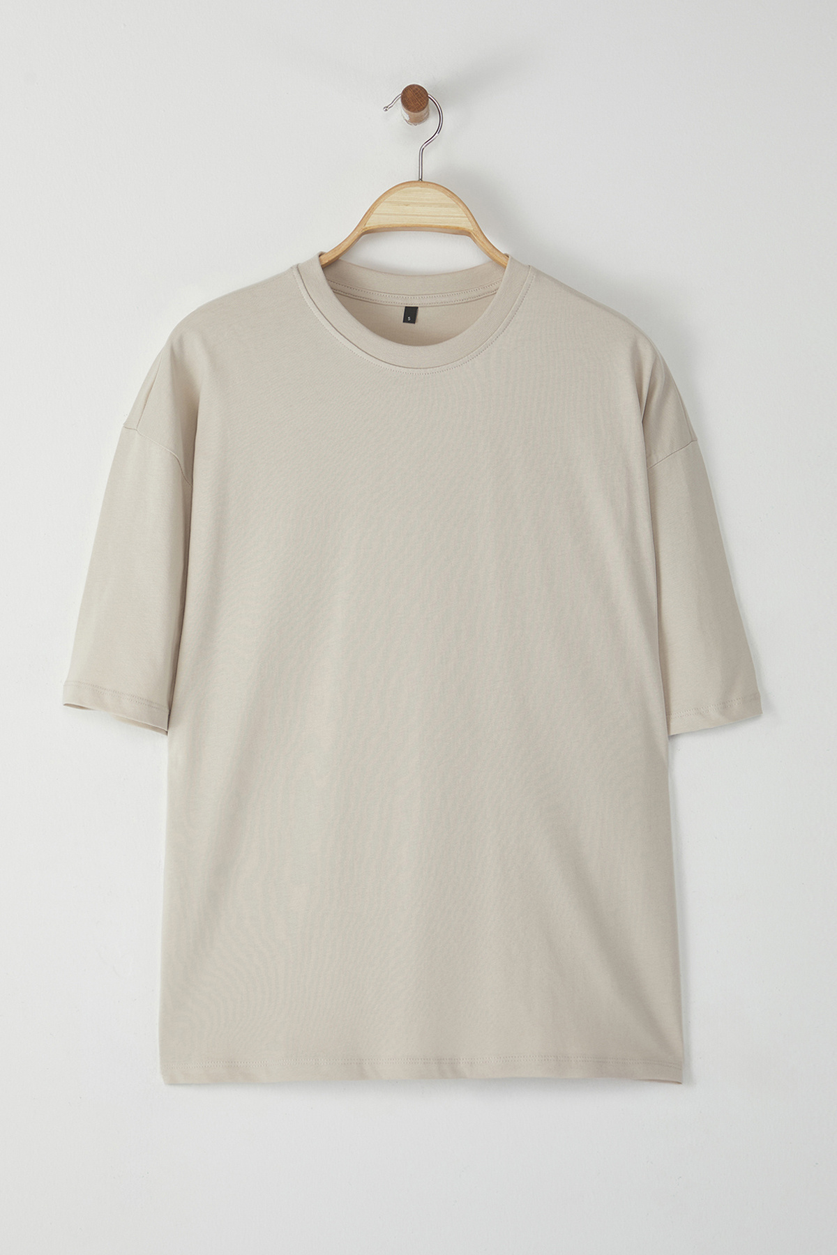 Trendyol Collection-Übergroßes Stein-T-Shirt – 100 % Brot – kurze Ärmel – tmns22ts0318 7