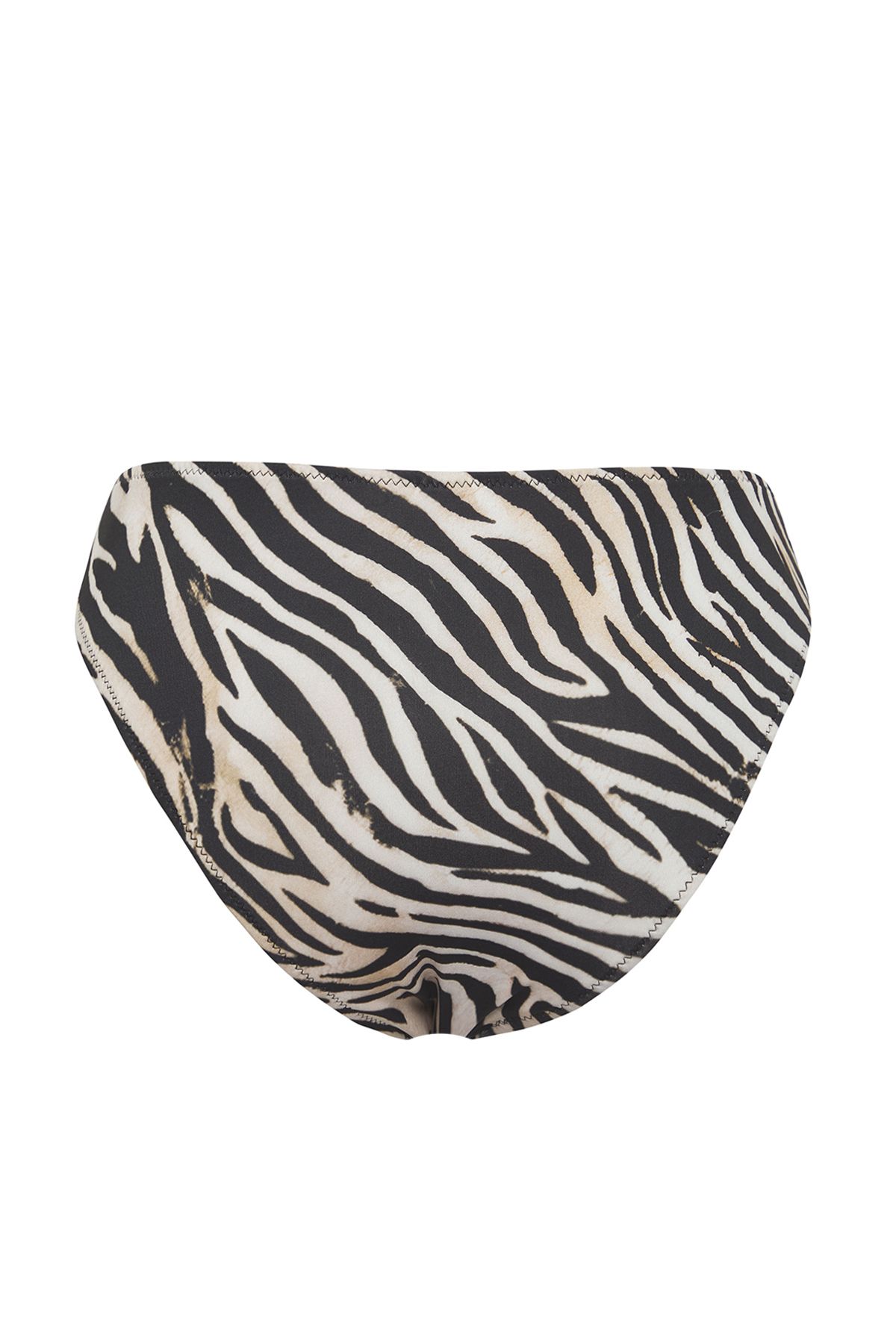 Trendyol Collection-Zebra Print High Waist Regular Core Bikini Bottom Tbess21Ba0228 6