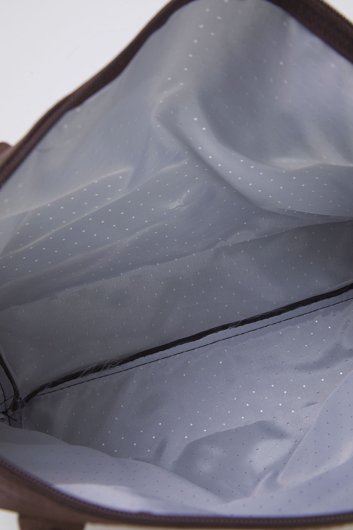 TRENDYOL SHOES-Női Maxi Tote válltáska barna varázslatos kiegészítővel TAKSS25OC00018 8