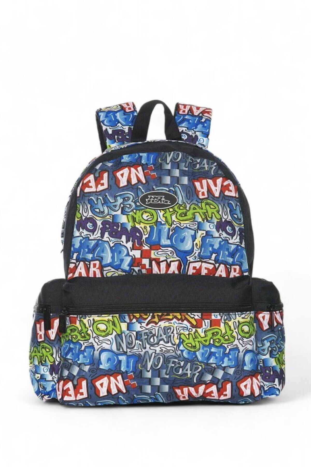 No Fear-Black Unisex Backpack 03570 1