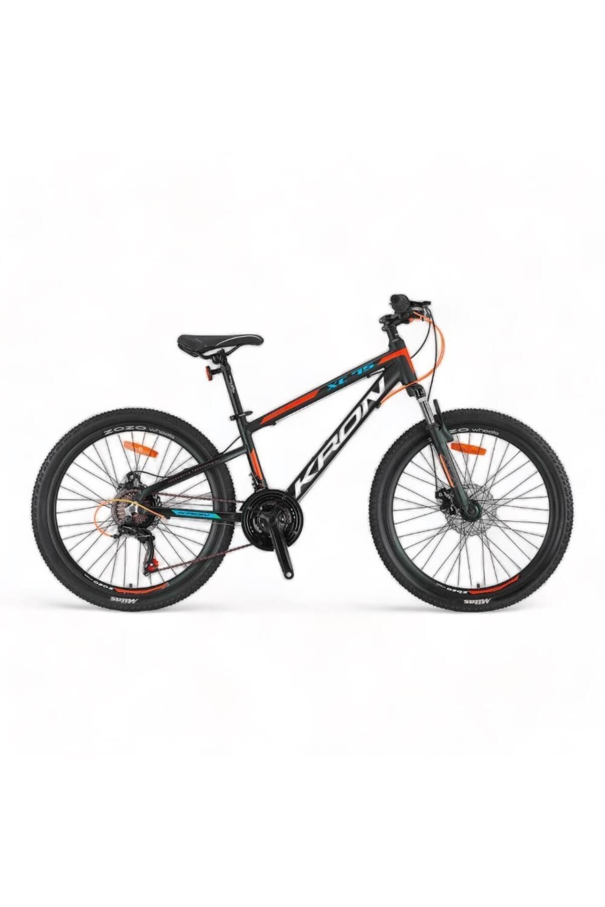 SerenityHaven Xc 75 - 24" Mtb - 13' - 21 Vites - [mekanik Diskli] - Mat Siyah-neon Turuncu/beyaz/mavi