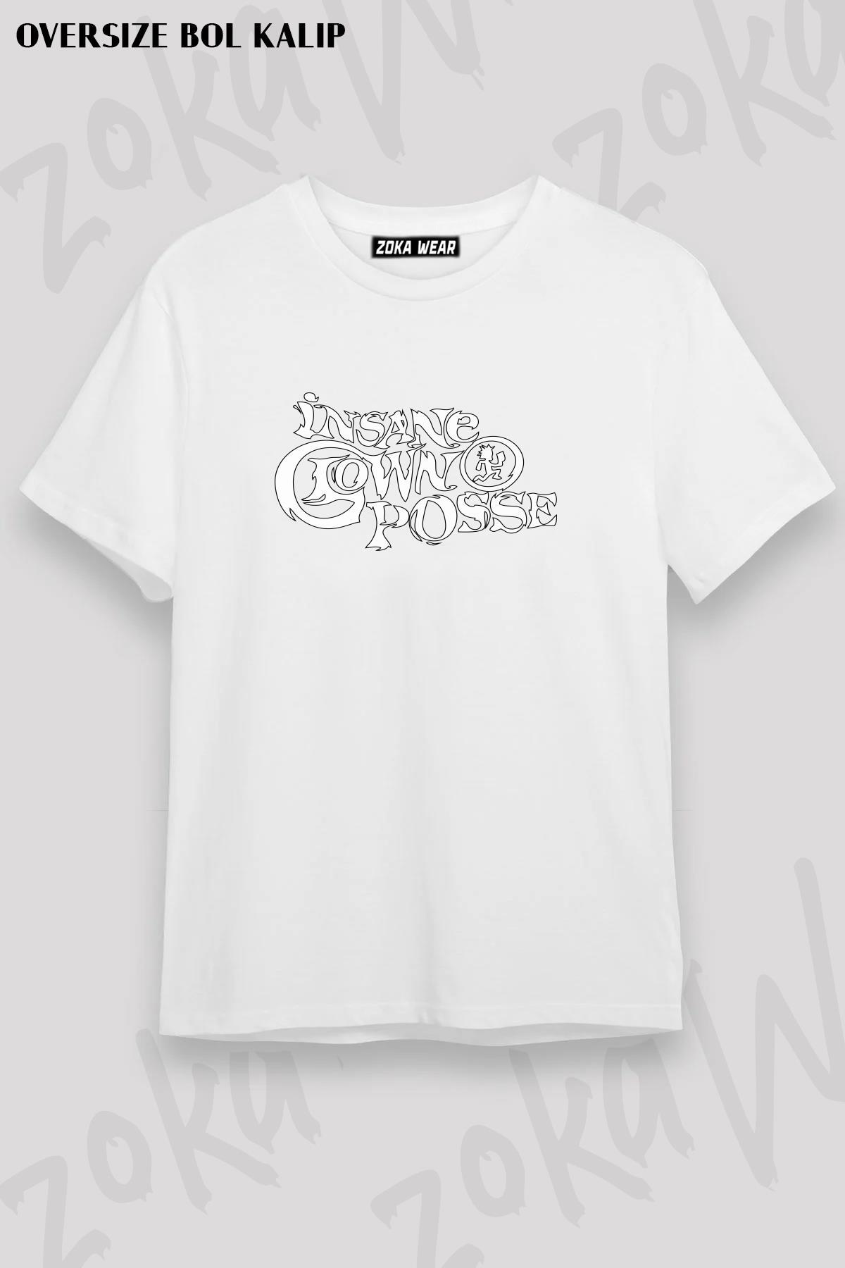 ZOKAWEAR Unisex Oversize Kalıp Insane Clown Posse Tasarım Baskılı