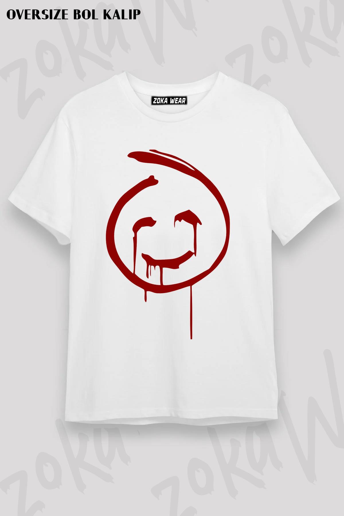 ZOKAWEAR Unisex Oversize Kalıp Red John The Mentalist Tasarım