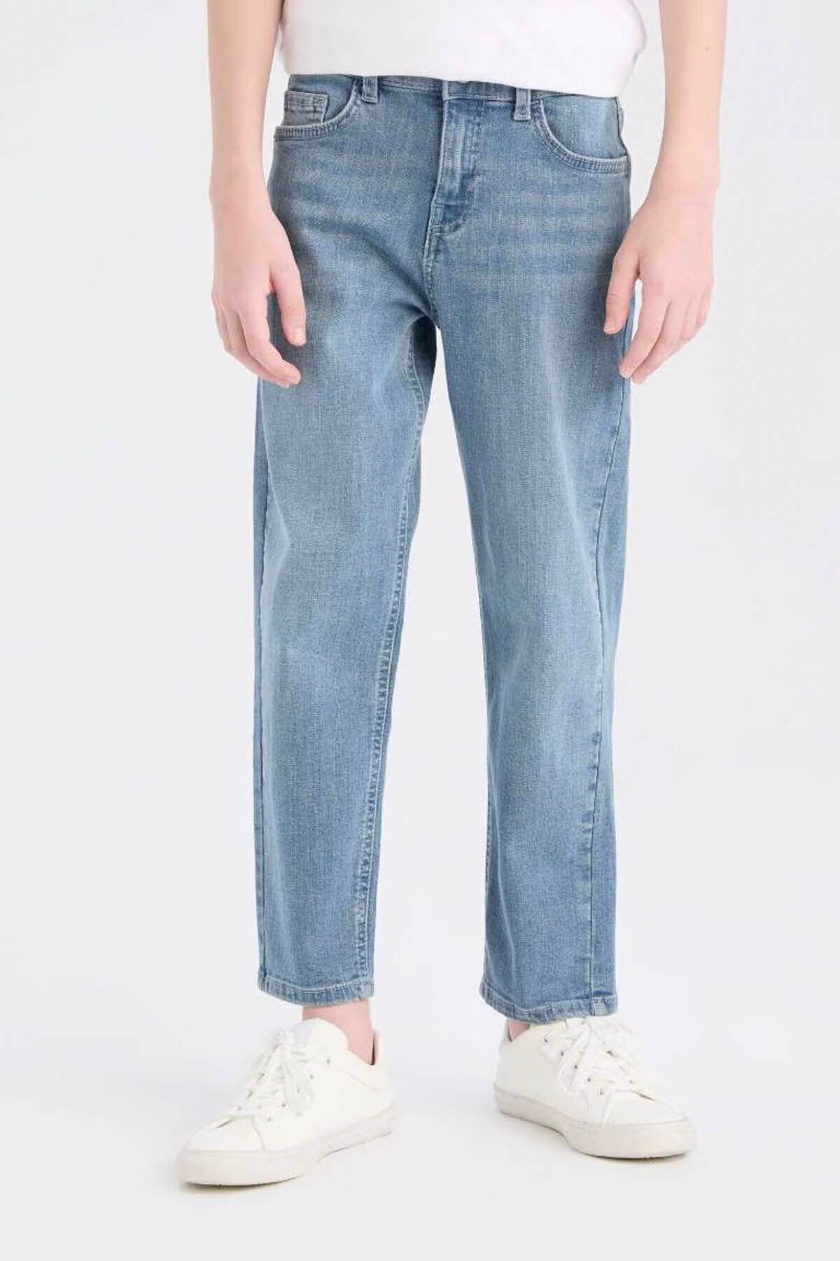 شلوار جین آبی پسرانه و بچگانه BOY JEAN NM84 GRY Defacto