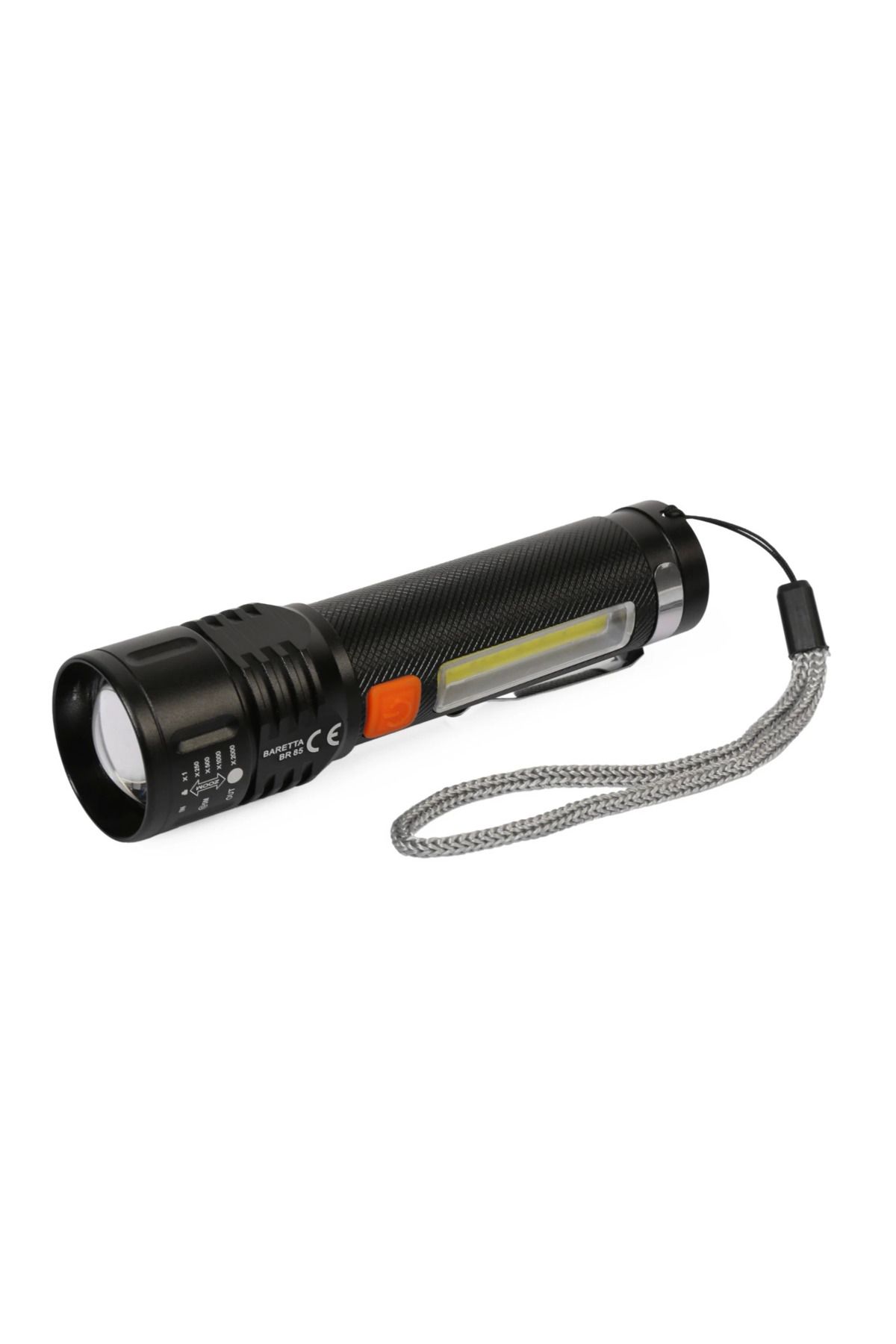 Easy Tedarik Baretta Br-85 Xhp50 Led 5 Fonksiyonlu Şarjlı El Feneri