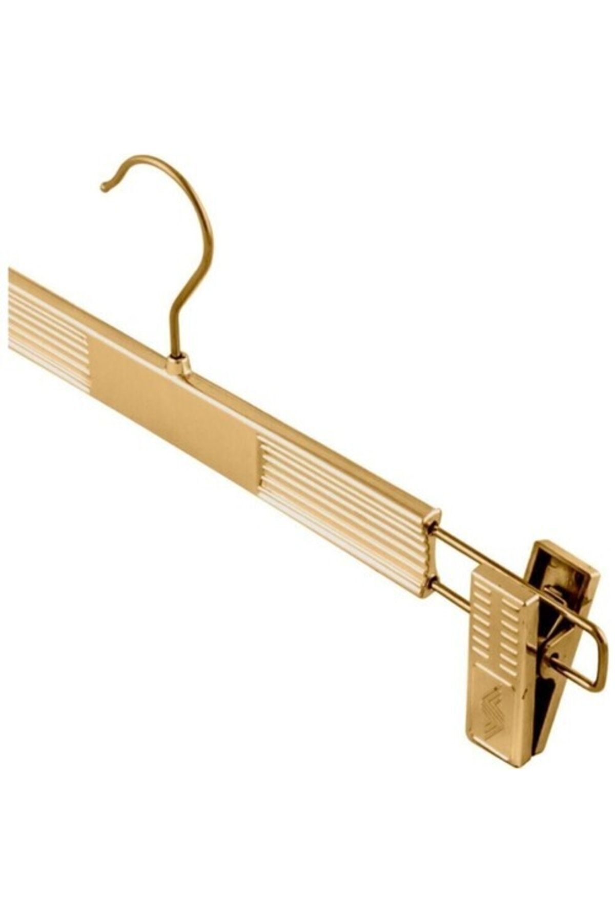 Askıcı-5 Pieces of Skirt Hangers with Gold Latch 6