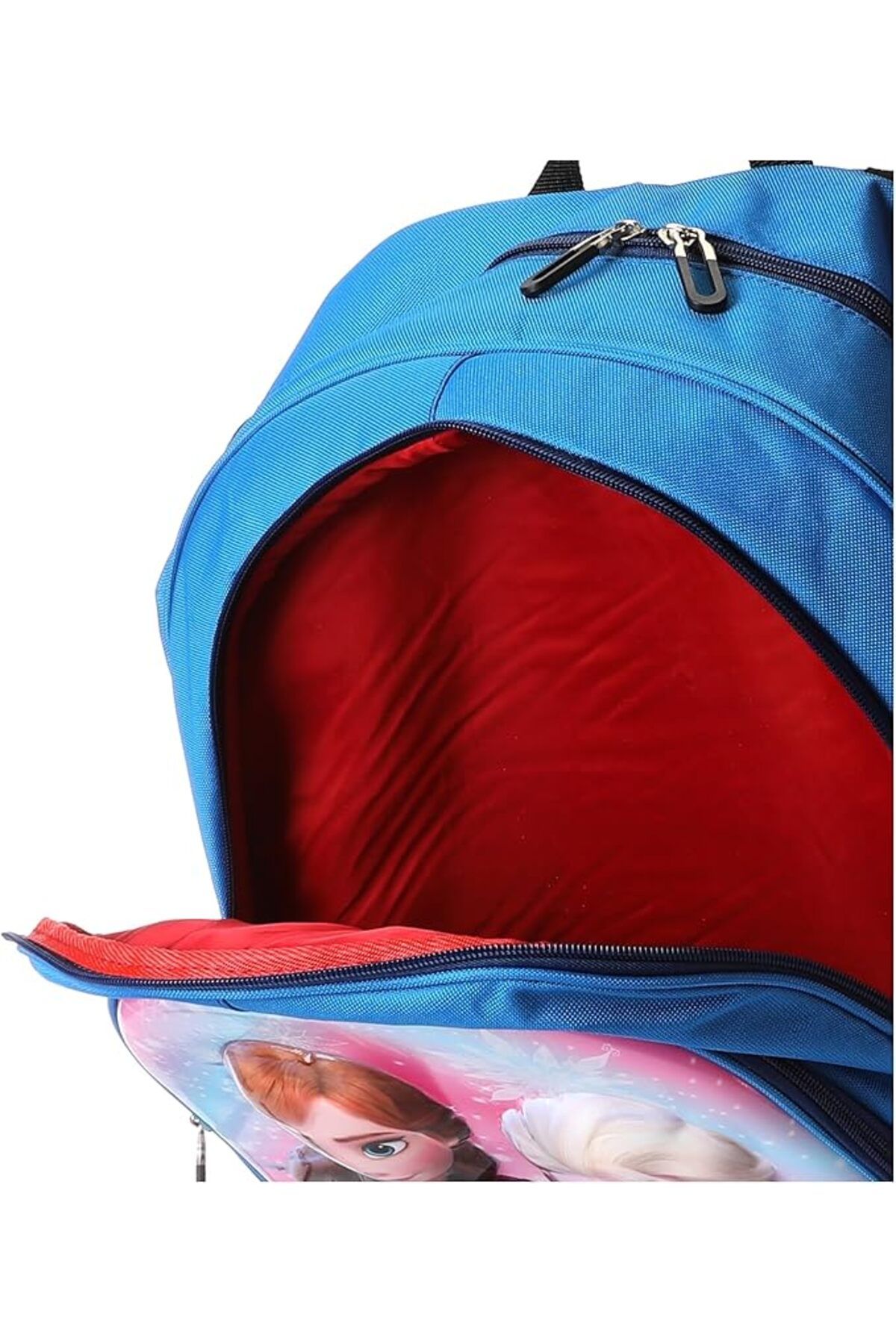 Smart-Gate SG-9057 School Backpack 18 Inch Elsa/Anna Light Blue 3