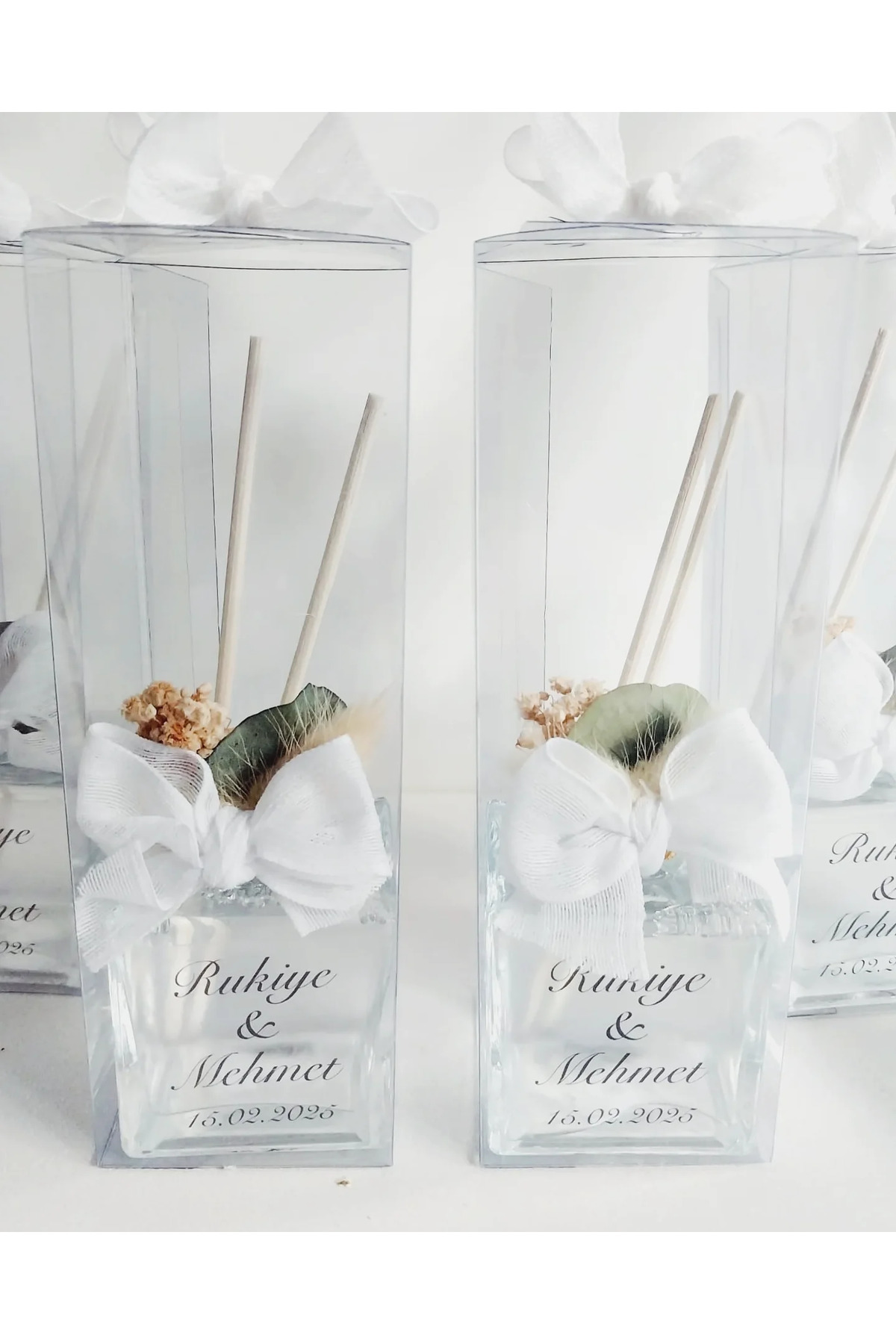 Minkyflowers Özel Tasarım Oda Kokusu Söz, Nişan, Nikah, Mevlüt, Doğum Günü, Düğün Hediyelik - 20adet