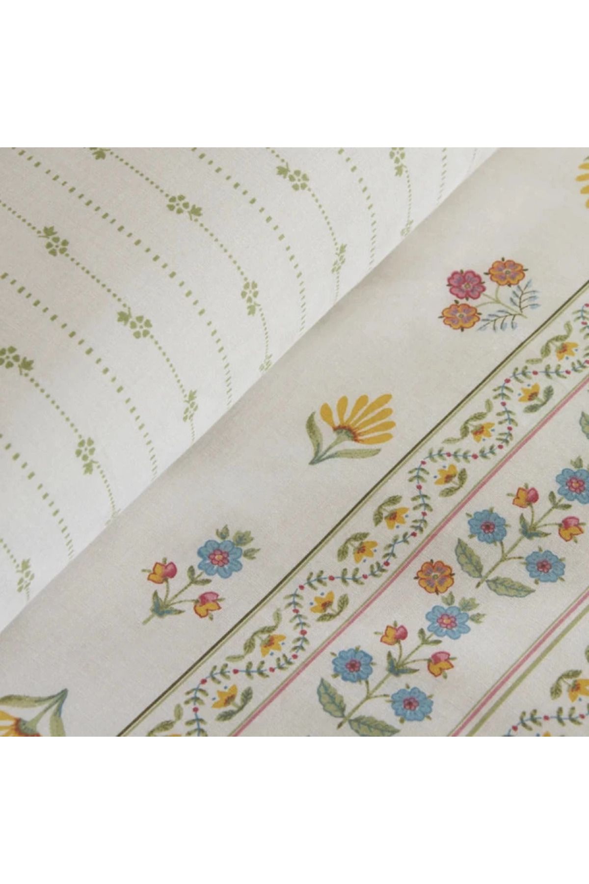 Karaca-Home Arty 100% Baumwolle Doppelbett Bettwäsche und Decken Set 6