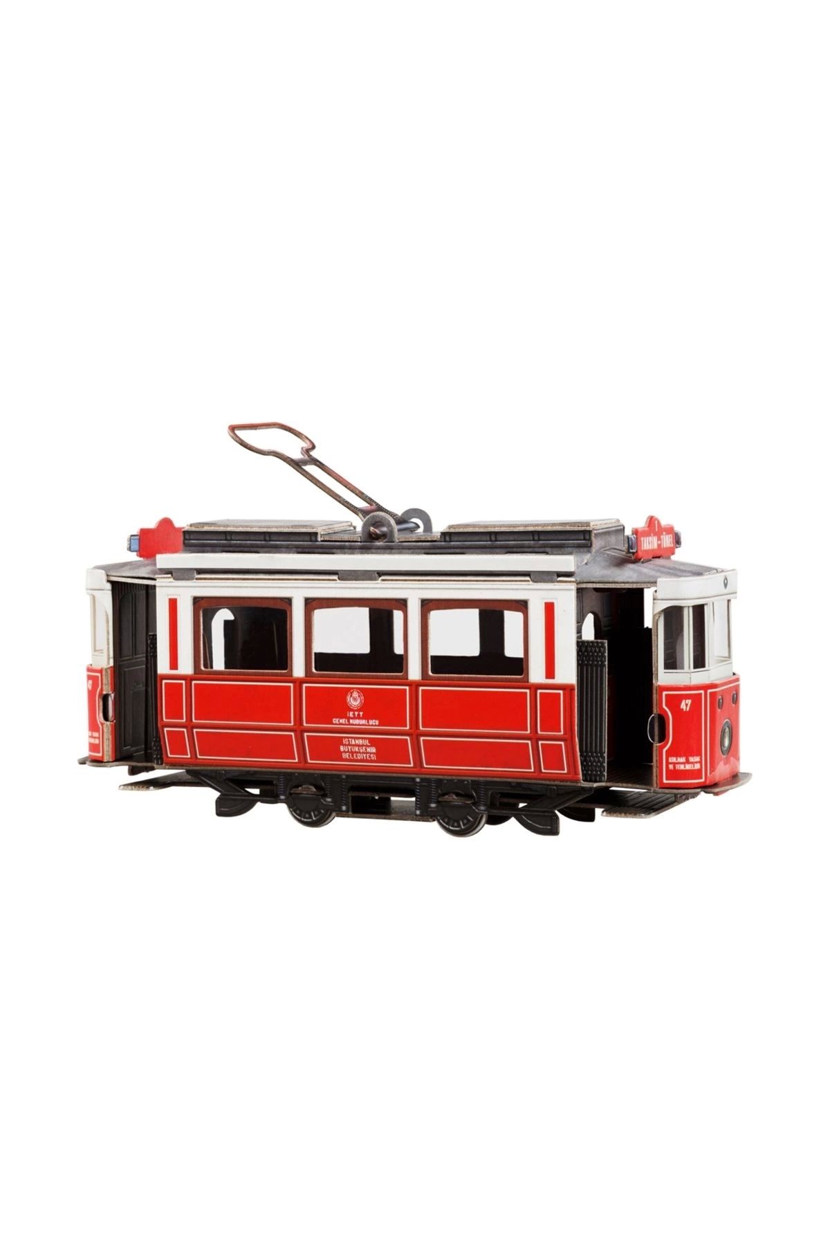 umbum-Nostalgic Train (White Box) 3D Cardboard Puzzle Jigsaw Puzzle 4