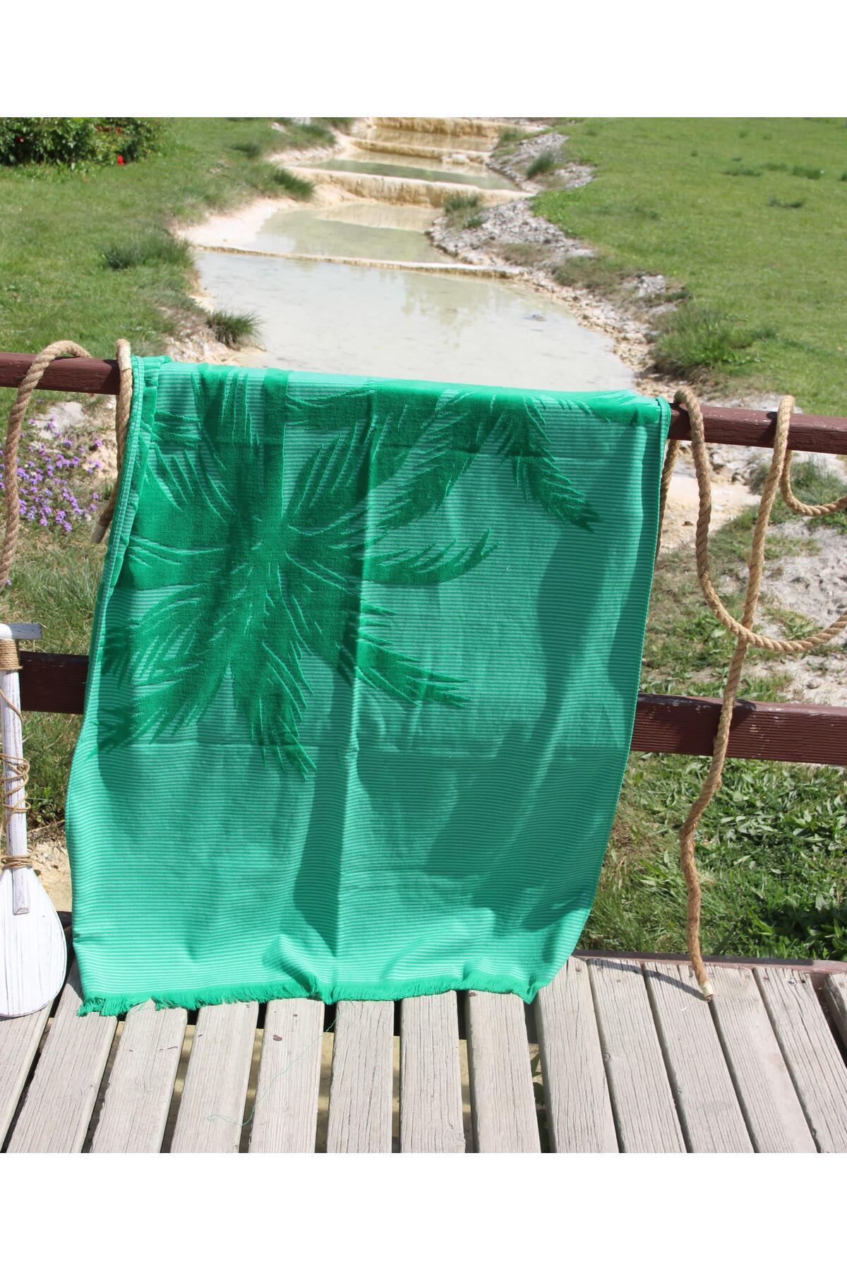 100% Cotton Outlet 90x180 cm Patterned Beach Towel Set