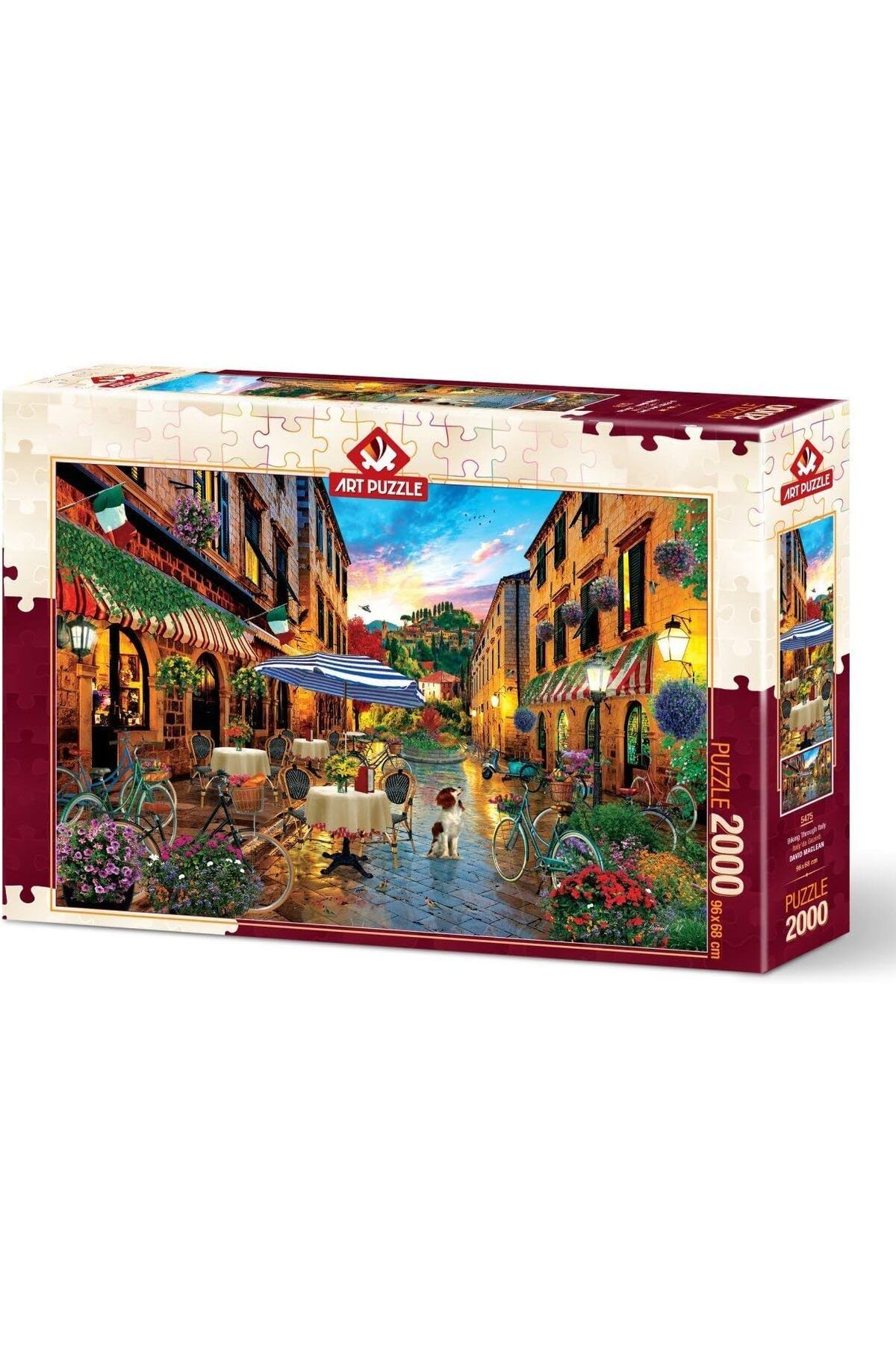 STOREMAX gelalpzr Puzzle İtalya'da Gezinti 2000 Parça Puzzle aynet 1109110