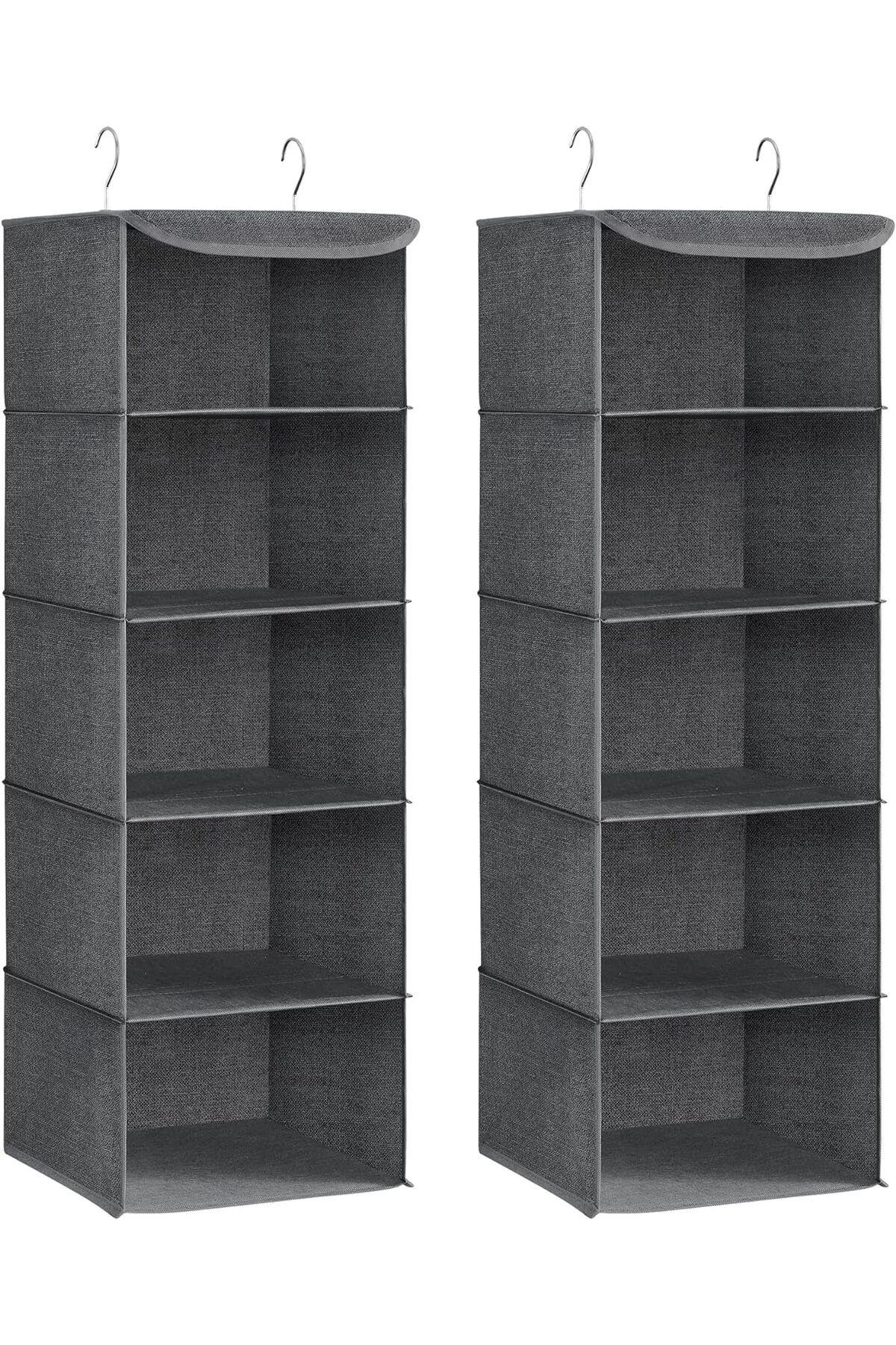 STOREMAX nffashopm Askılı Gardırop Saklama Düzenleyici, 2'li Set Askılı Saklama Rafları, Katlanabilir