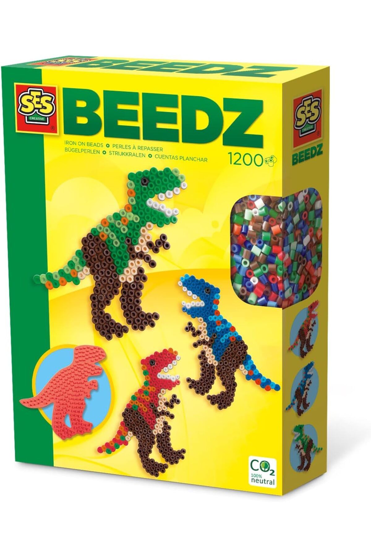 STOREMAX htpshopmx Creative Beedz Ütü Boncuk Seti, T-Rex str http 1092444