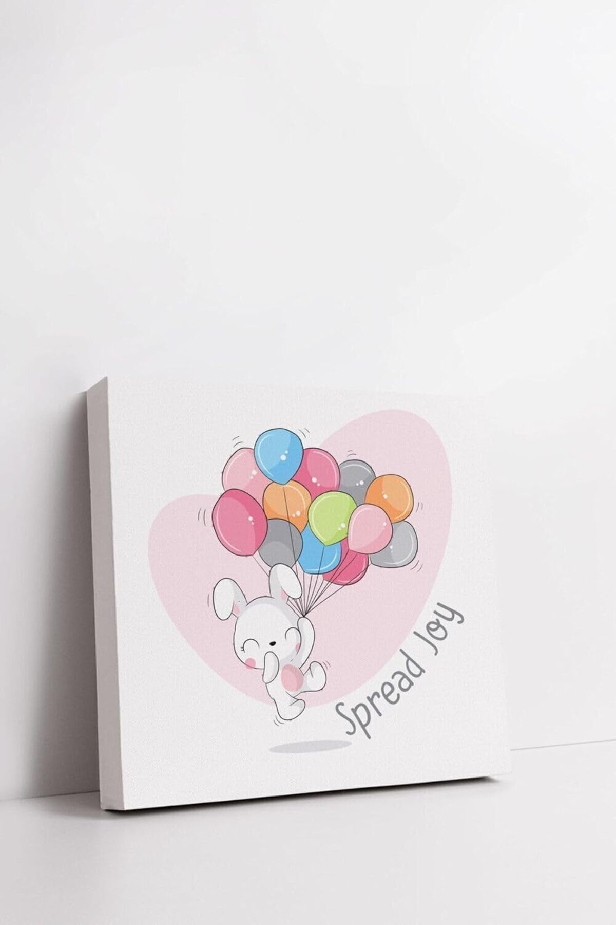 STOREMAX nffashopm Spread Joy | Çizgi Karakter Tasarımlı Bebek Odasına Özel Kanvas 25 X 25 Cm Ölçüsü