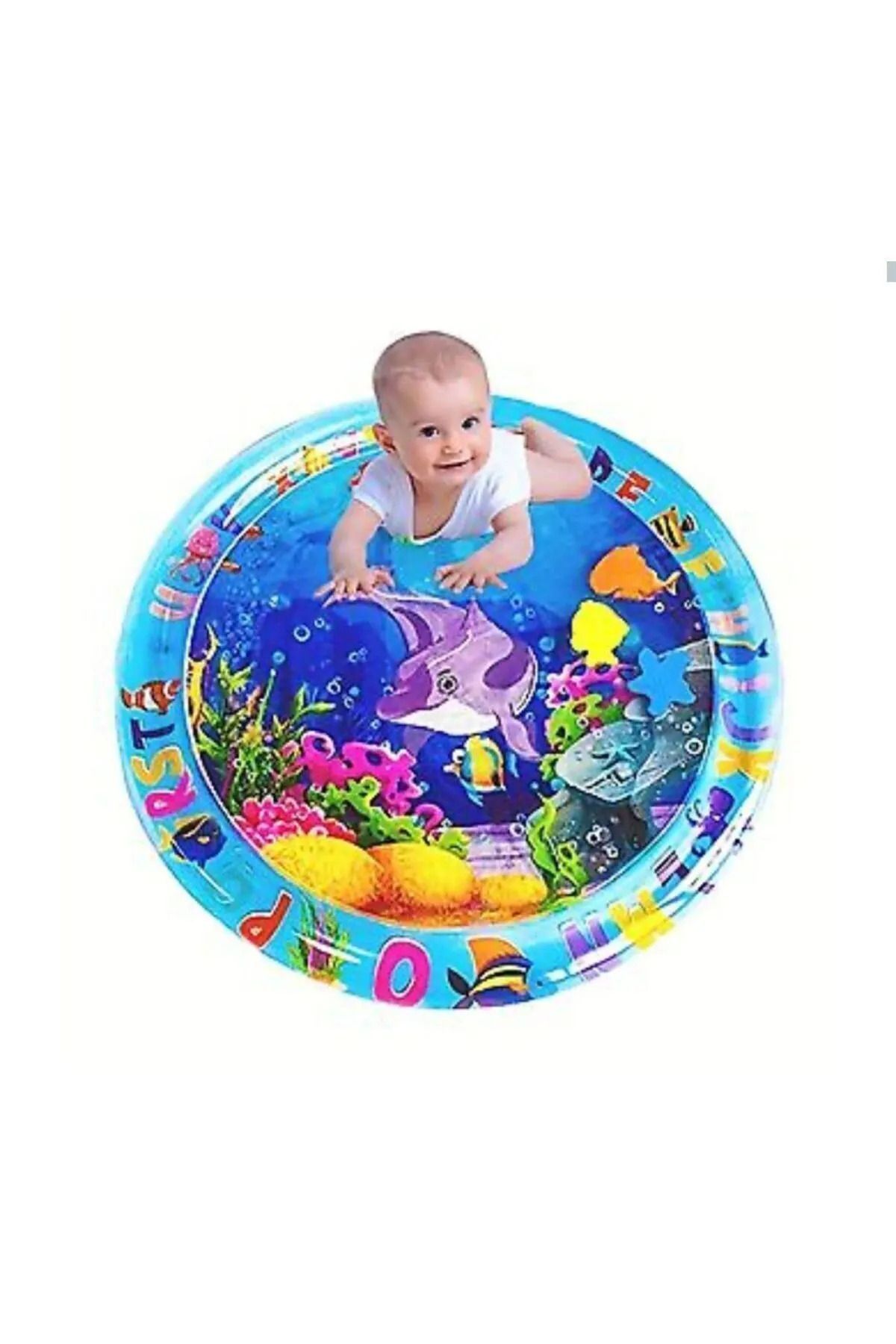Genel Markalar Bebek Su Oyun Matı Tummy Time Karın Üstü Aktivite Zamanı Şişirilebilen Su Matı