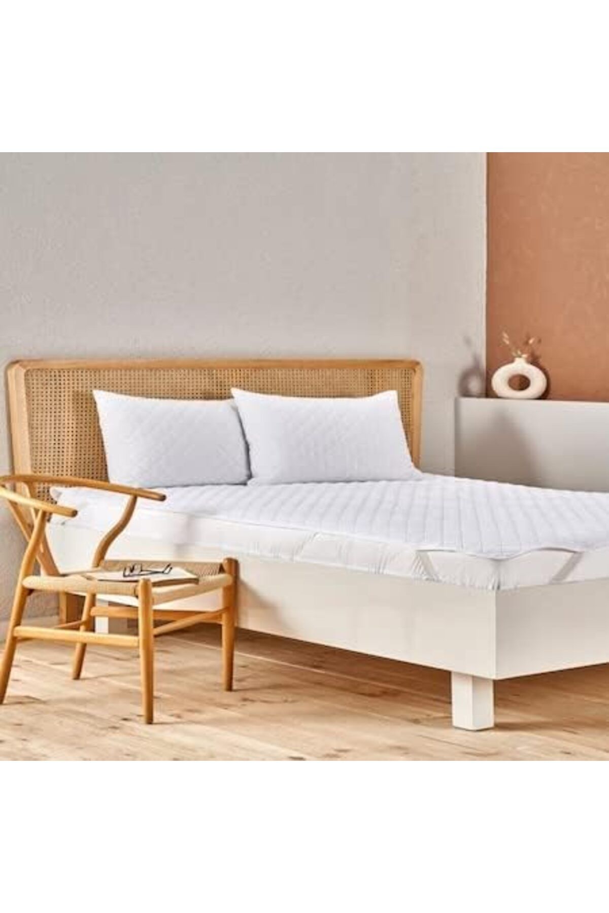 STOREMAX Eco Care Sıvı Geçirmez Kapitoneli%100 Polyester Alez, Beyaz, Tek Kişilik Desing 266450
