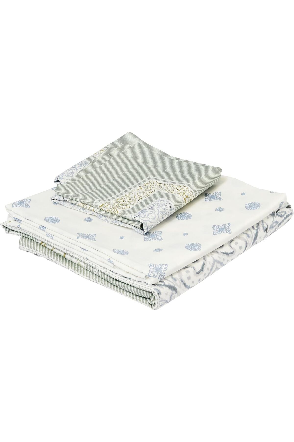 STOREMAX nffashopm Hamlet Desenli%100 Pamuk Saten Nevresim Takımı, Indigo, Çift Kişilik storestarx 105135
