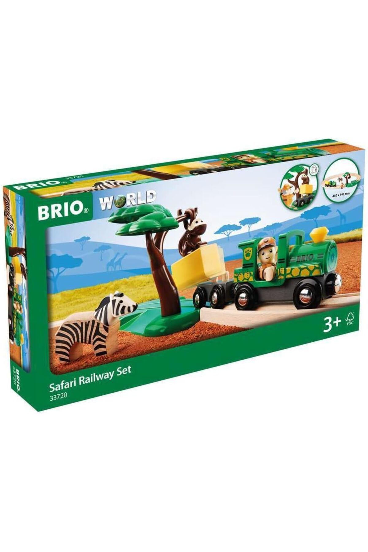STOREMAX 33720 Safari Treni Seti, Çok Renkli newstar 1051066