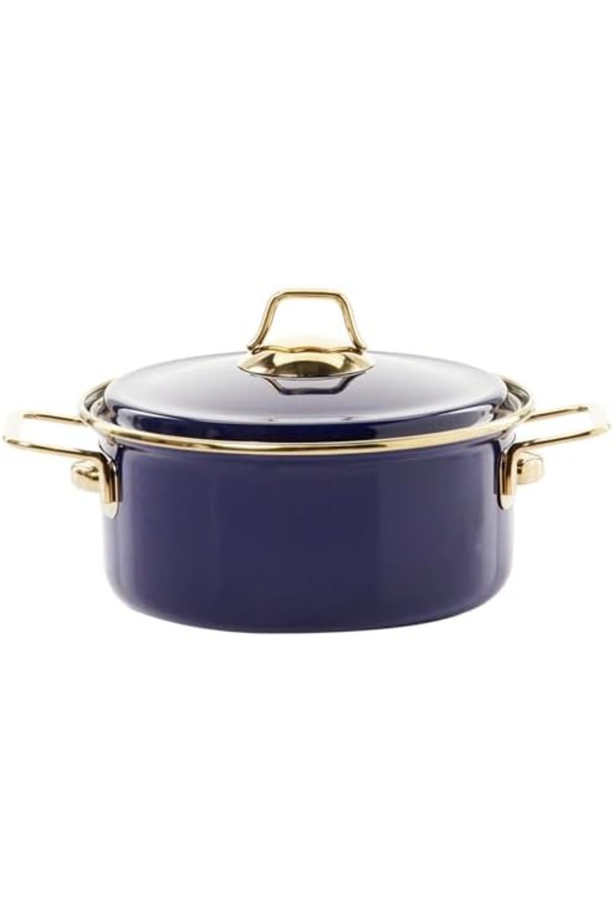 STOREMAX-Navy Blue Piraye Enamel 3-Piece Pot Set – Trndshop 965645 2