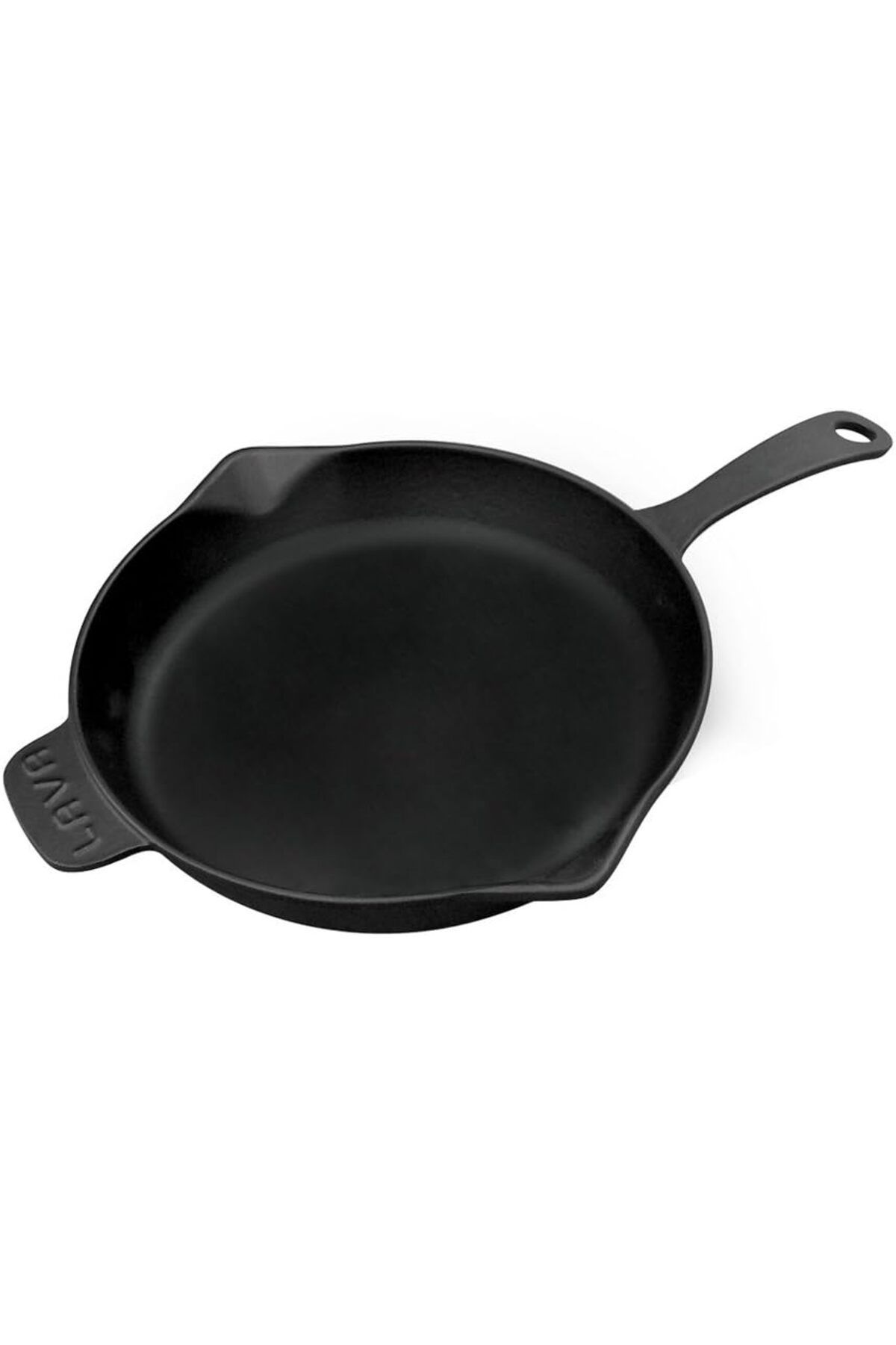 STOREMAX lbstorex Metal Döküm Yuvarlak Kızartma Tavası, Metal Kulplu, 28 cm, Siyah Newdsng 1116818