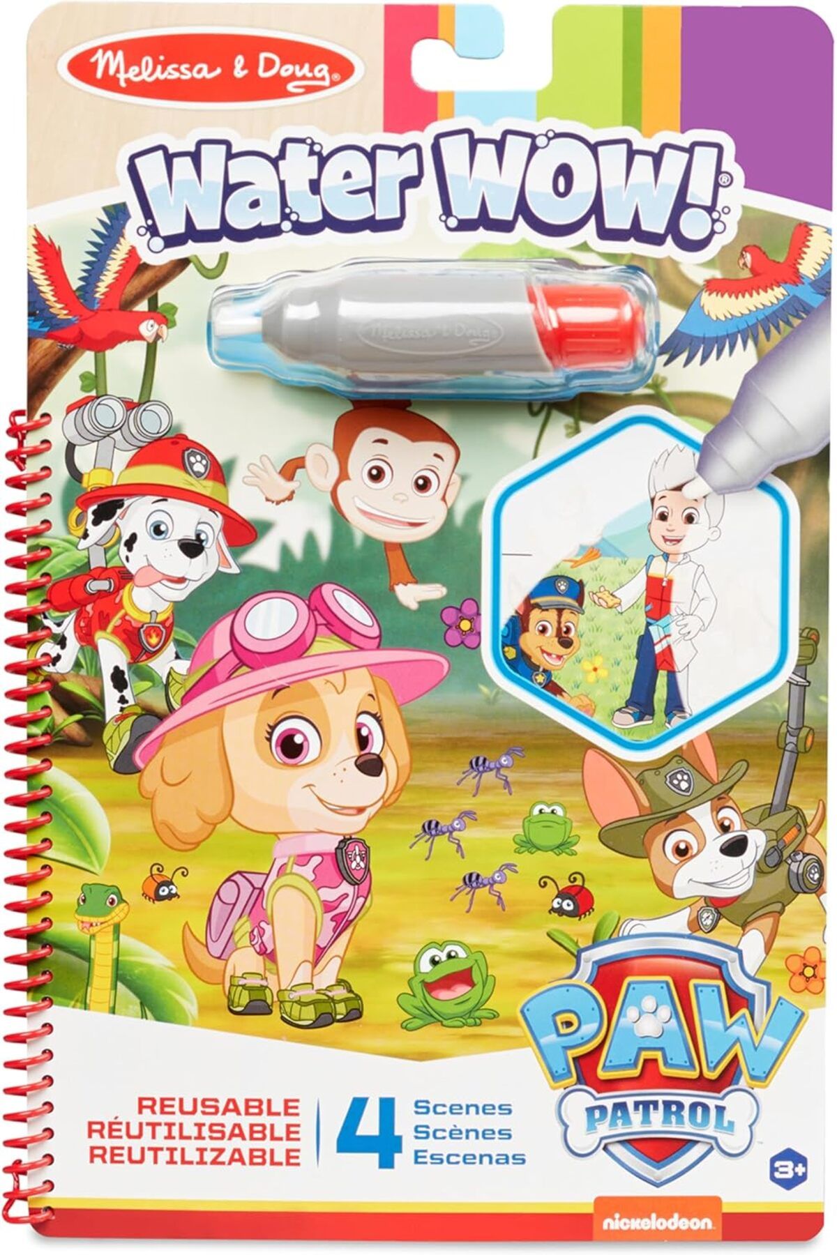 STOREMAX dlshop & Doug PAW Patrol Water WOW! Skye Sihirli Su ile Boyama Seyahat Aktivite Defteri star 990396