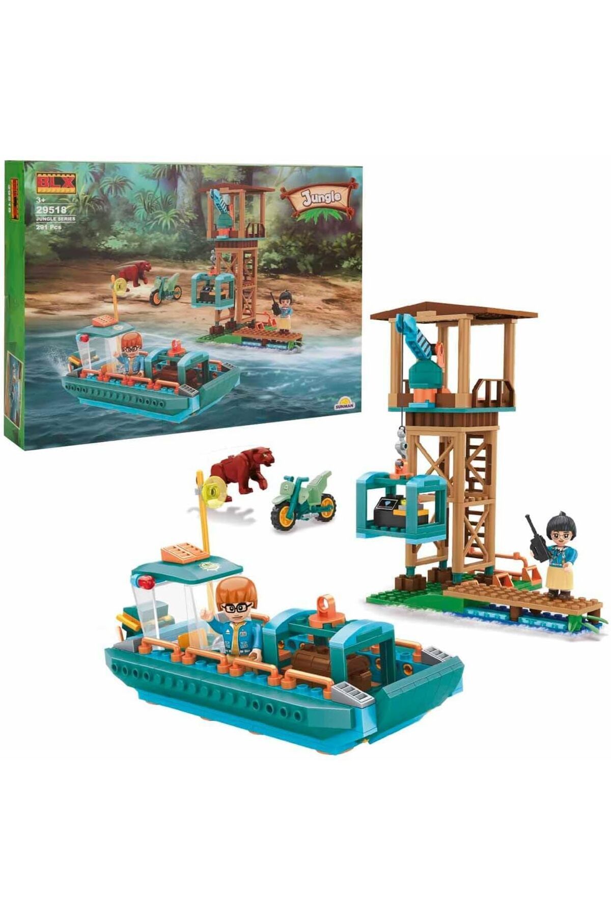 STOREMAX Jungle Set 2Fgr.291Prç. 655141