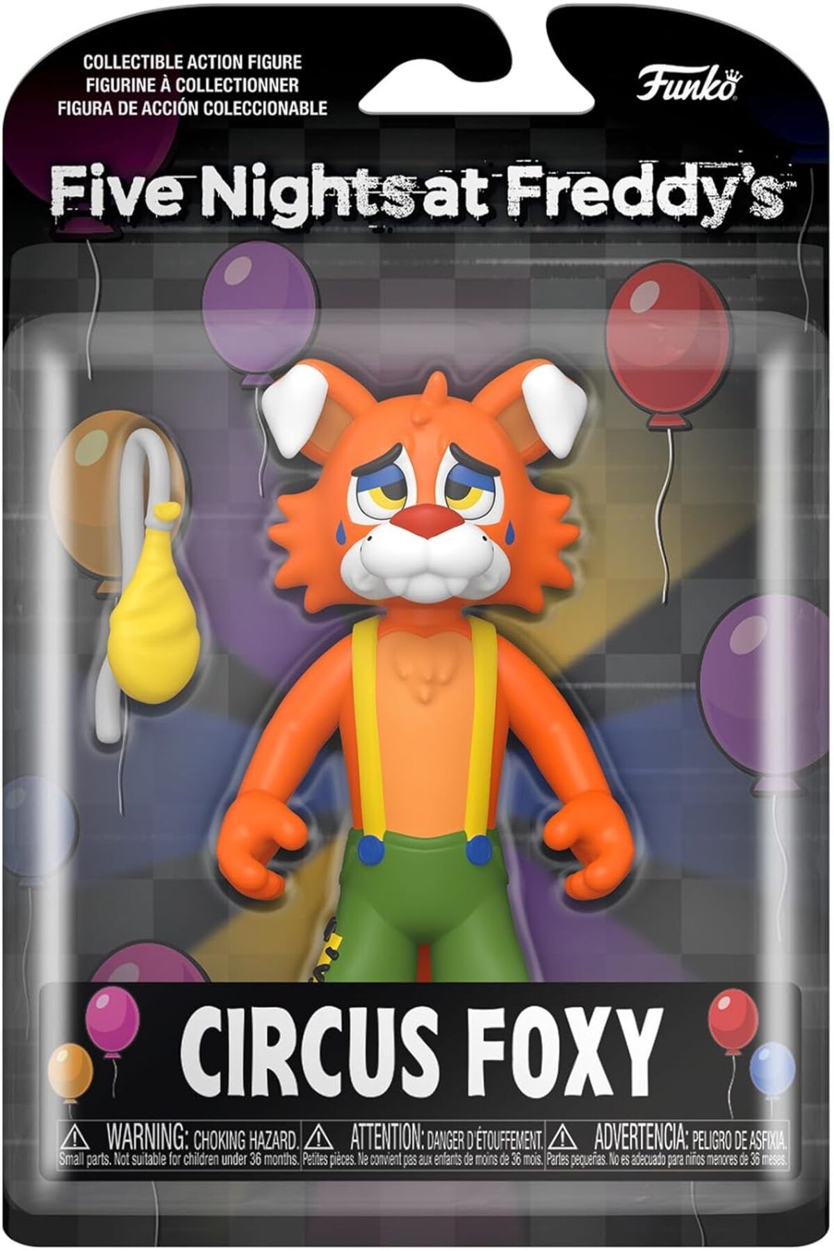 STOREMAX htpshopmx Aksiyon Figürü: Five Nights at Freddy's (FNAF) SB - Sirk Foxy - Koleksiyon Parçası - H