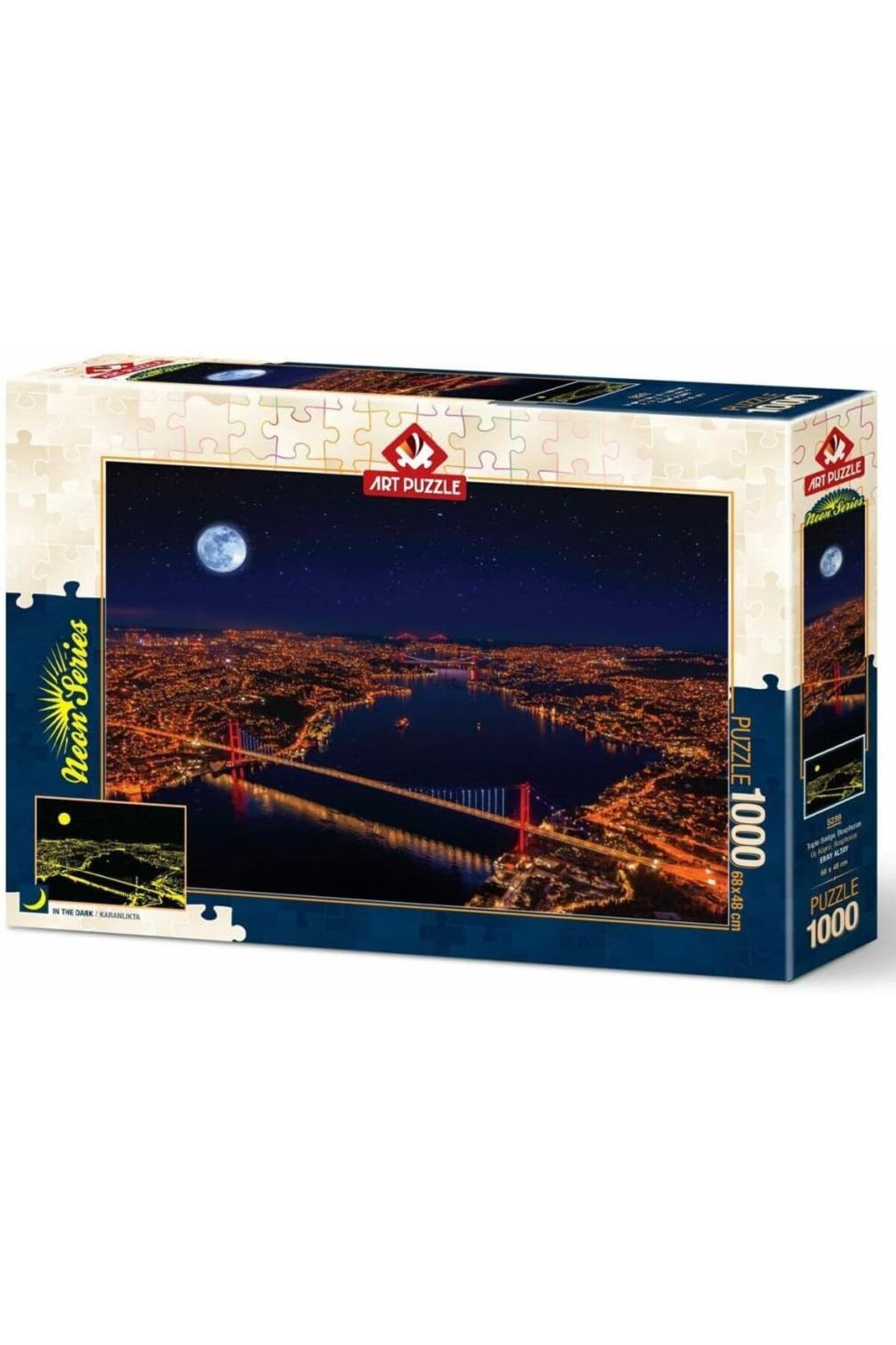 STOREMAX htpshopmx Puzzle Üç Köprü, Bosphorus 1000 Parça Neon Puzzle str http 1092444