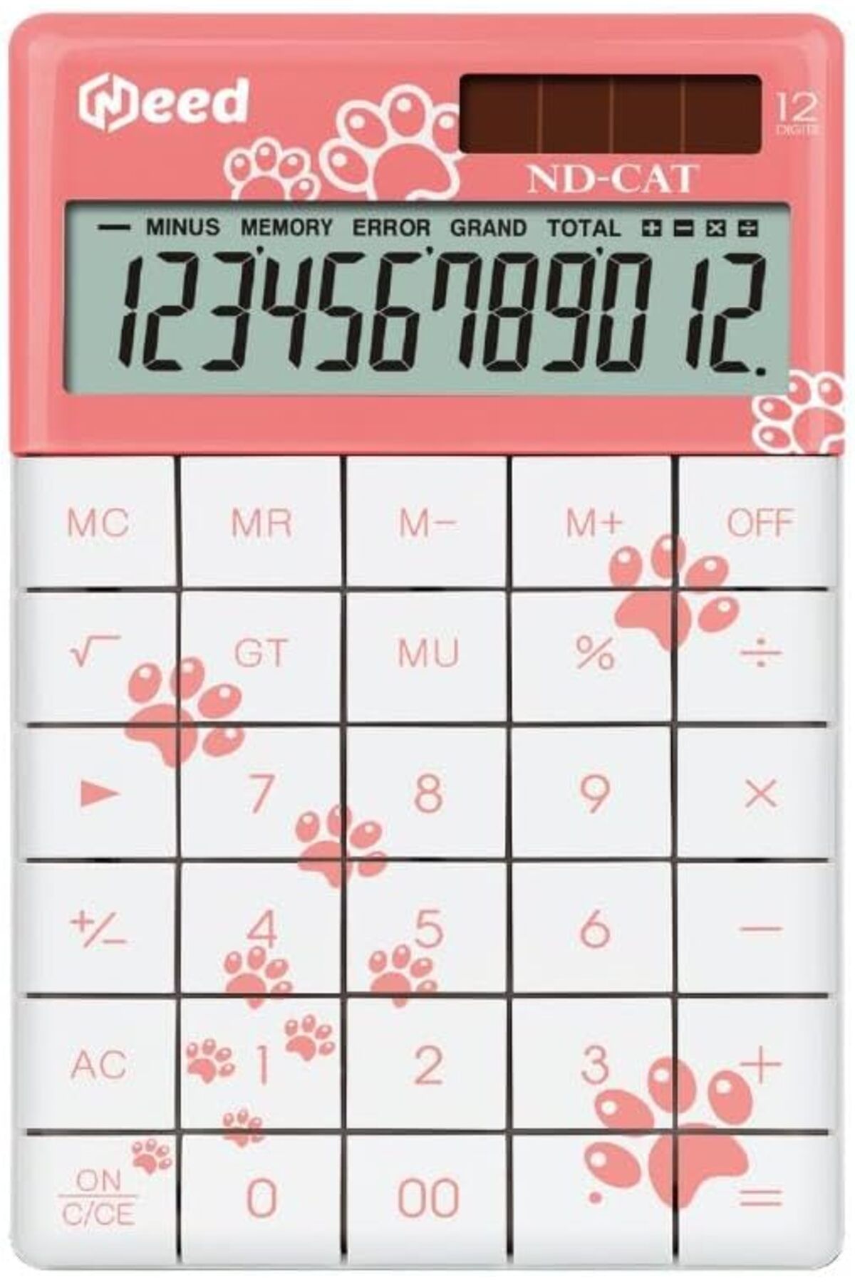 STOREMAX ysstorex ND-CAT Pembe Kedi Pati Desenli Hesap Makinesi StarColxlection 655141