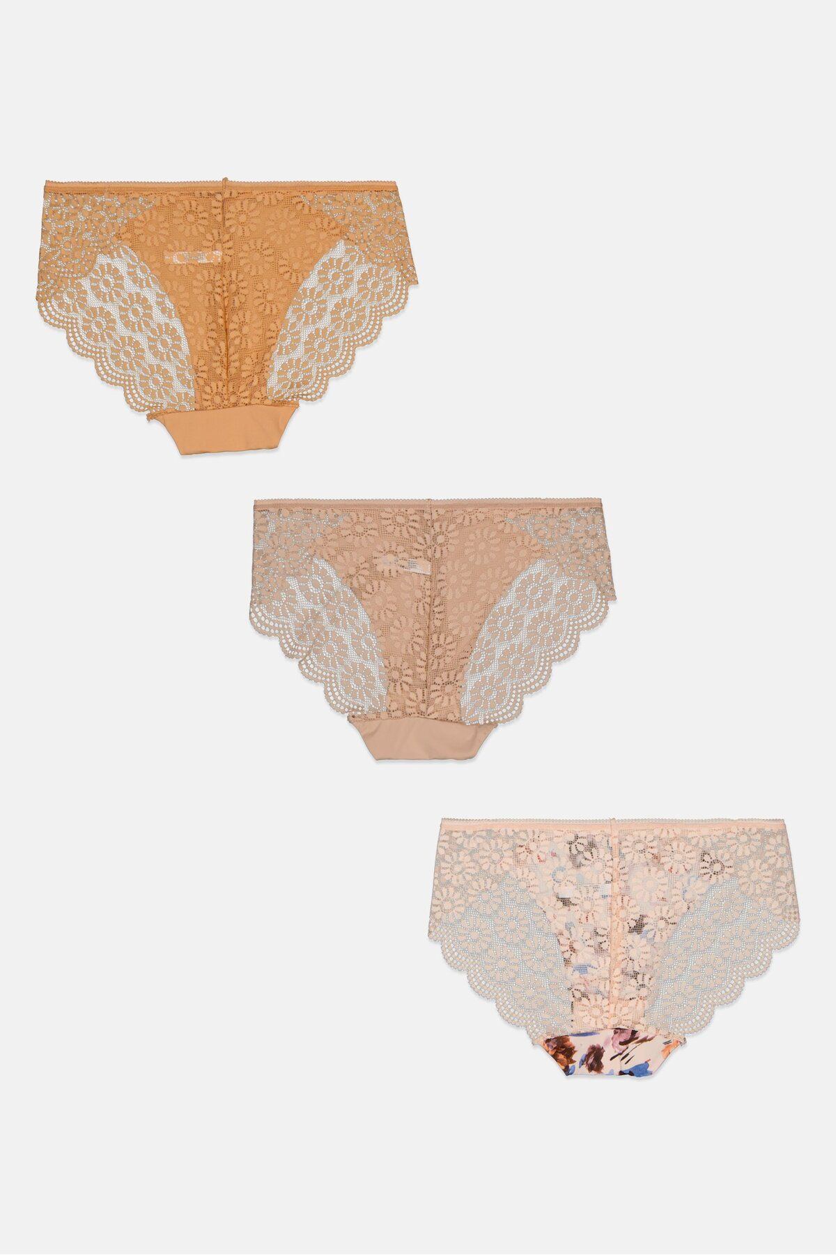 CXL by Christian Lacroix-Women 3 Pack Textured Panties, Light Pink 2