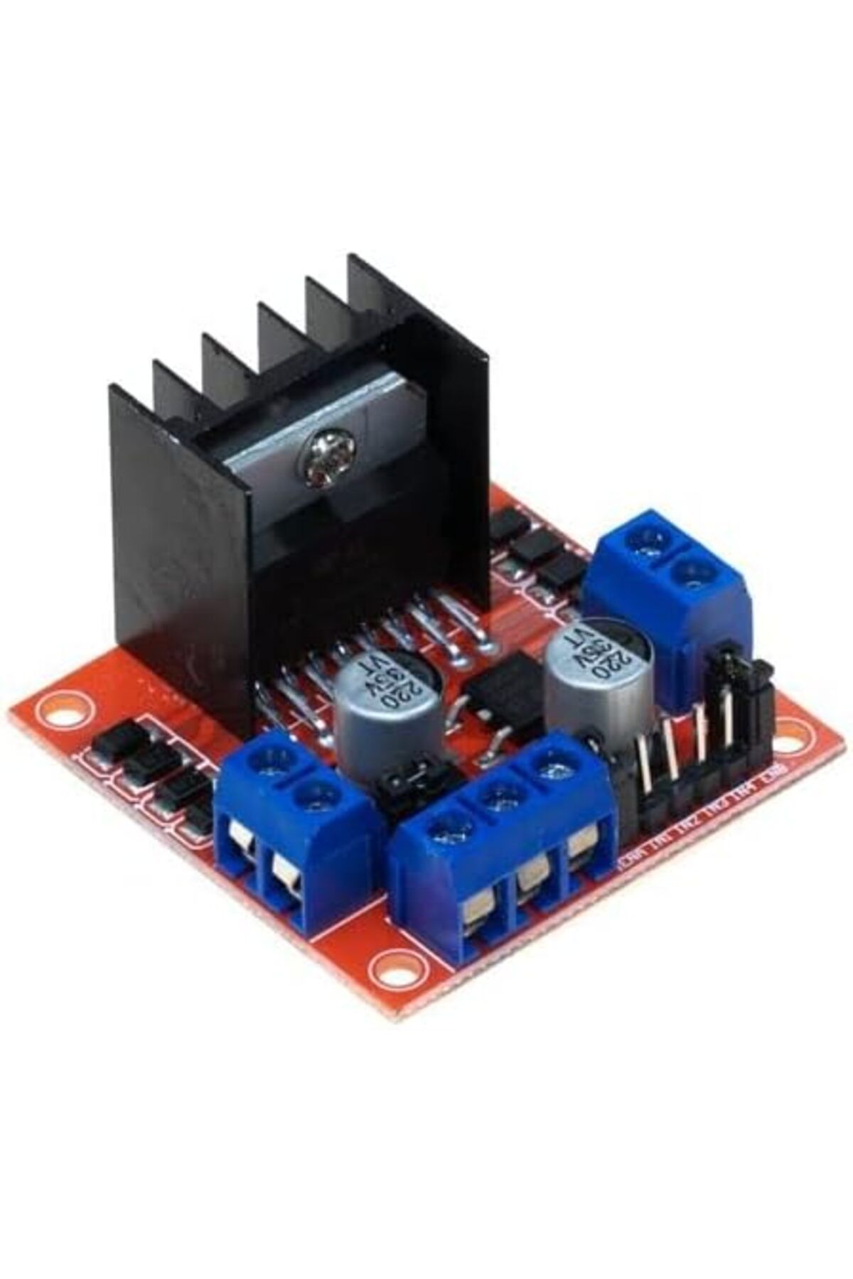 STOREMAX bystoreby Voltaj Regulatörlü Çift Motor Sürücü Kartı (Kırmızı Pcb) NewDesing 646268