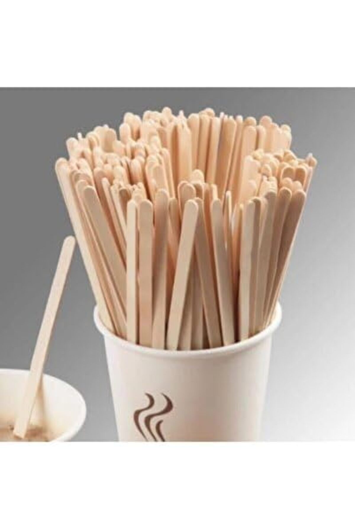 yenibagshop AHŞAP KARIŞTIRICI 3 Paket 500 Lü (1500 Adet) May cup