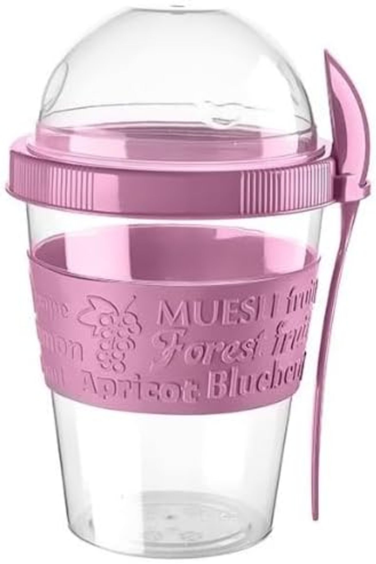 STOREMAX lbstorex Go Hazneli Yoğurt Kabı 600 ML (Pembe) Newdsng 1116818