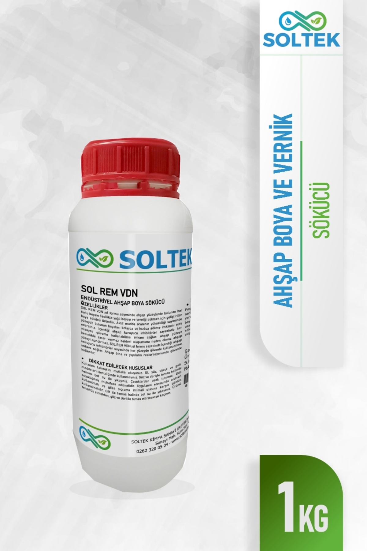 Ahşap Boya Sokücü-sol Rem Vdn 1 Kg