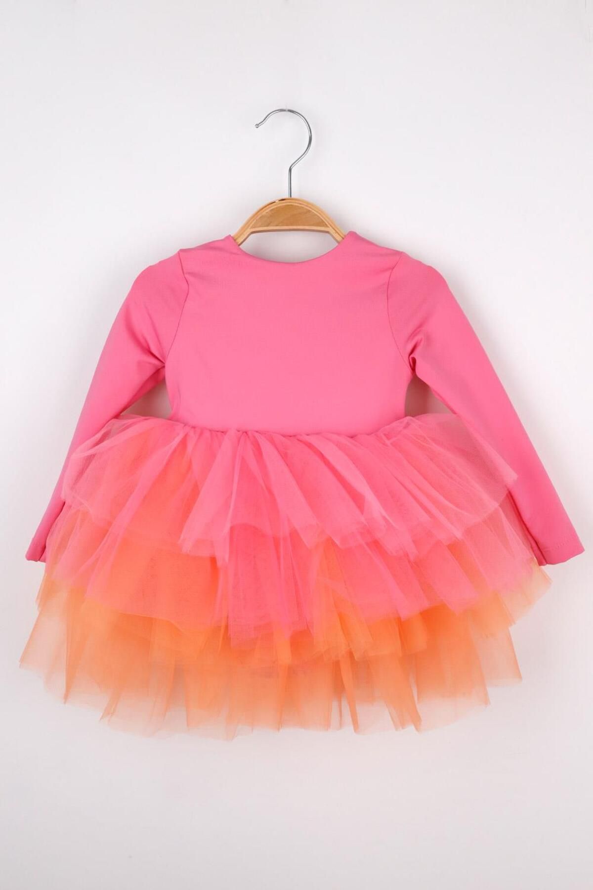 Le Mabelle-Ballerina-Kleid für Mädchen mit rosa Tutu-Rock – Miranda 3