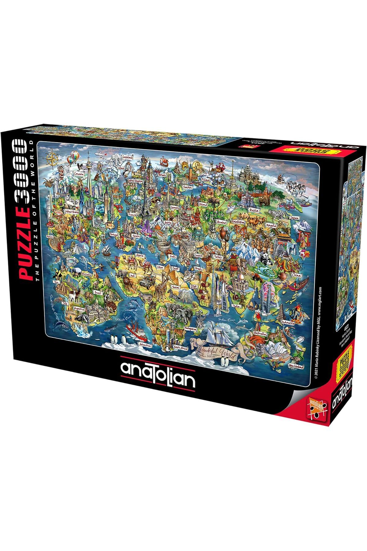 STOREMAX svticaret Puzzle - Harika Dünya / 3000 Parça Puzzle, #4923 mhm 1053513